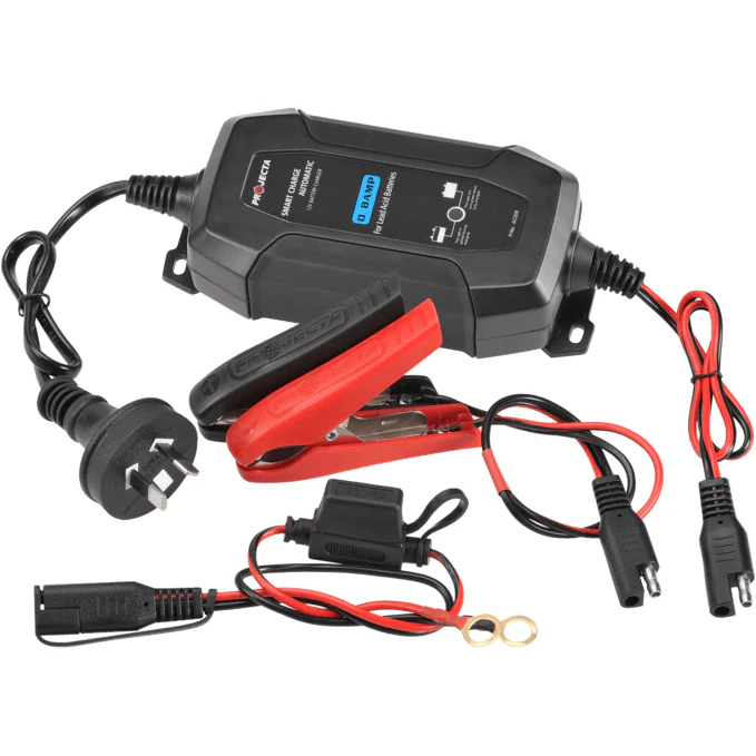 Projecta Charge and Maintain 240Volt Battery Charger 0.8Amp | AC008 - Image 3