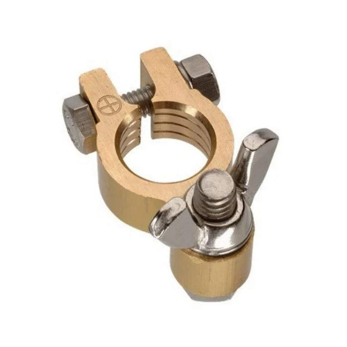 Projecta Forged Brass Battery Terminal Positive Wingnut | BT614-P1