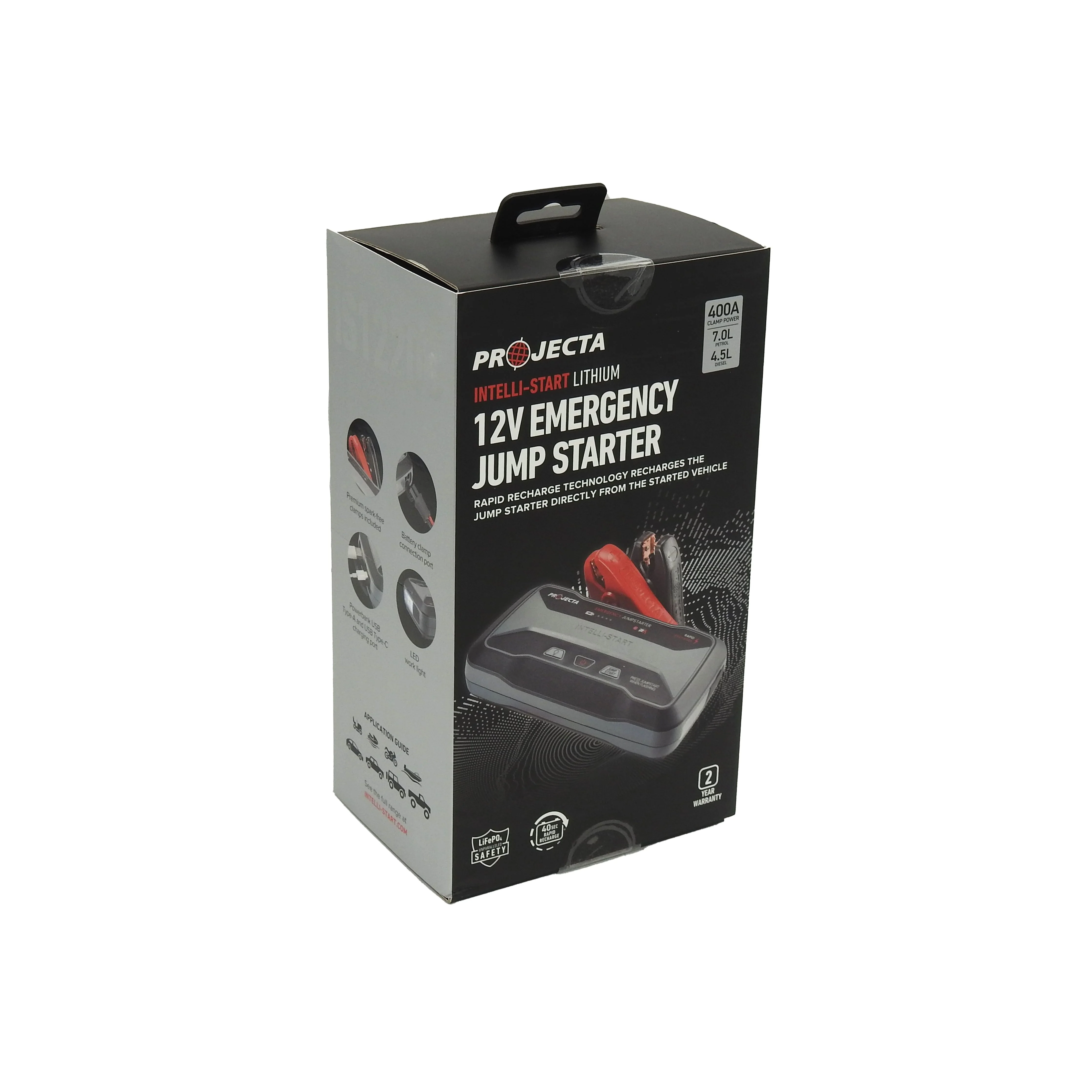 Projecta Intelli-Start 12V 1200A Lithium Emergency Jump Start & Power Bank | IS1220C upgrade from IS1220