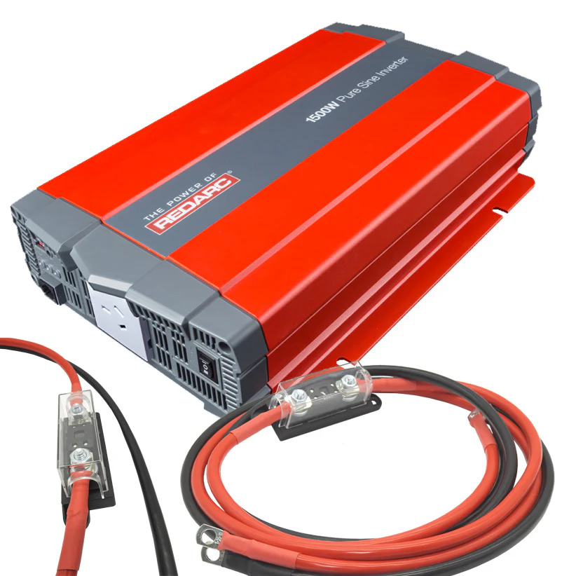 REDARC 1500W 12V Pure Sine Wave Inverter R-12-1500RS Optional Inverter lead