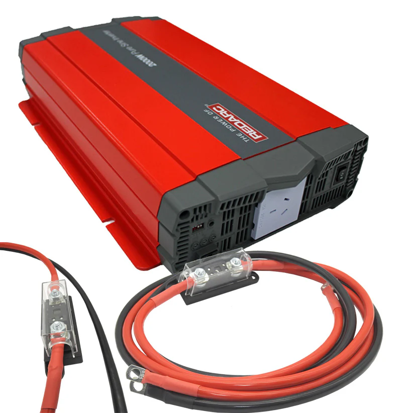 REDARC 2000W 12V Pure Sine Wave Inverter R-12-2000RS2 Optional Inverter lead