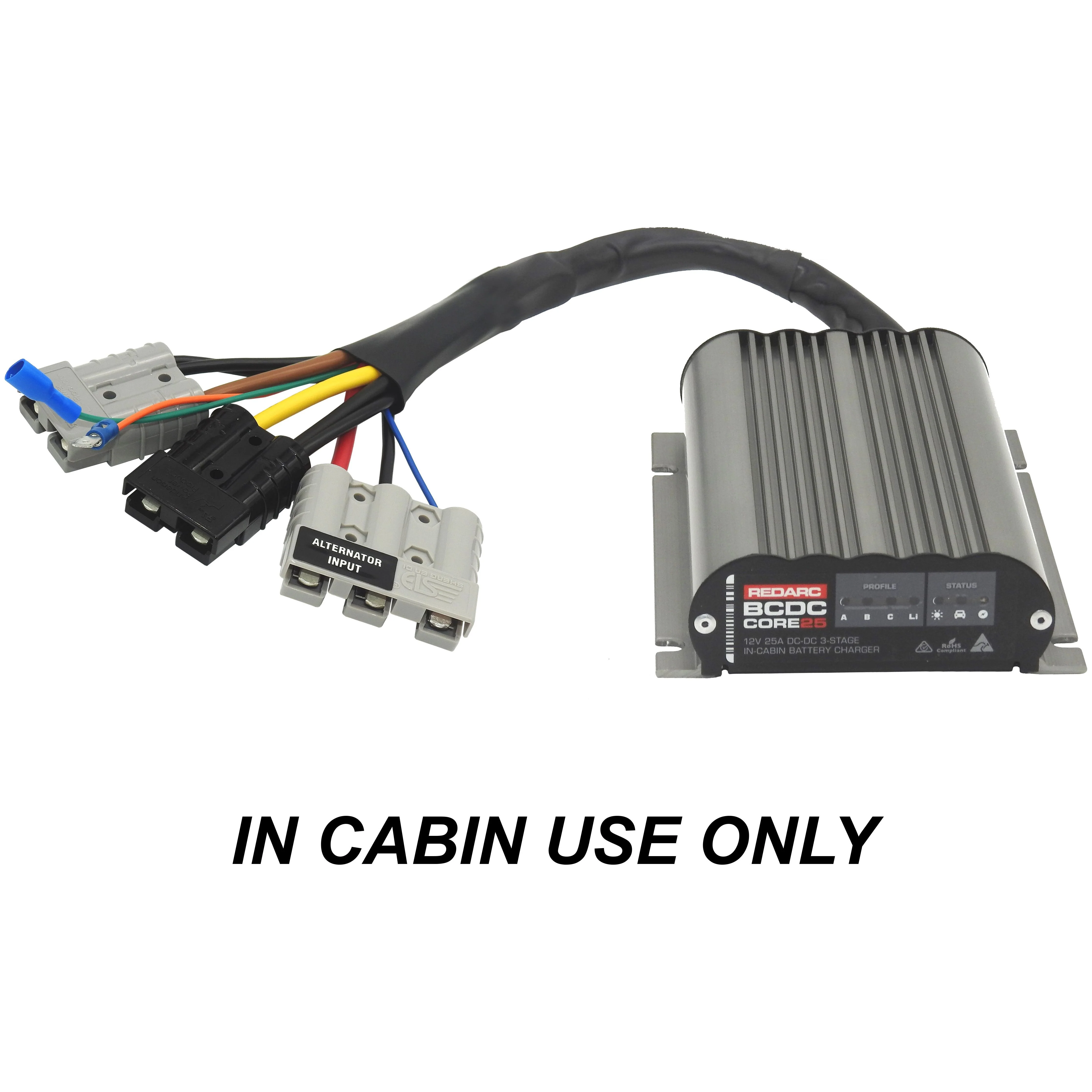 Redarc BCDC CORE 'In-Cabin' 25A DC Quick Connect Battery Charger | In Cabin use only | BCDCN1225-QC - Image 3