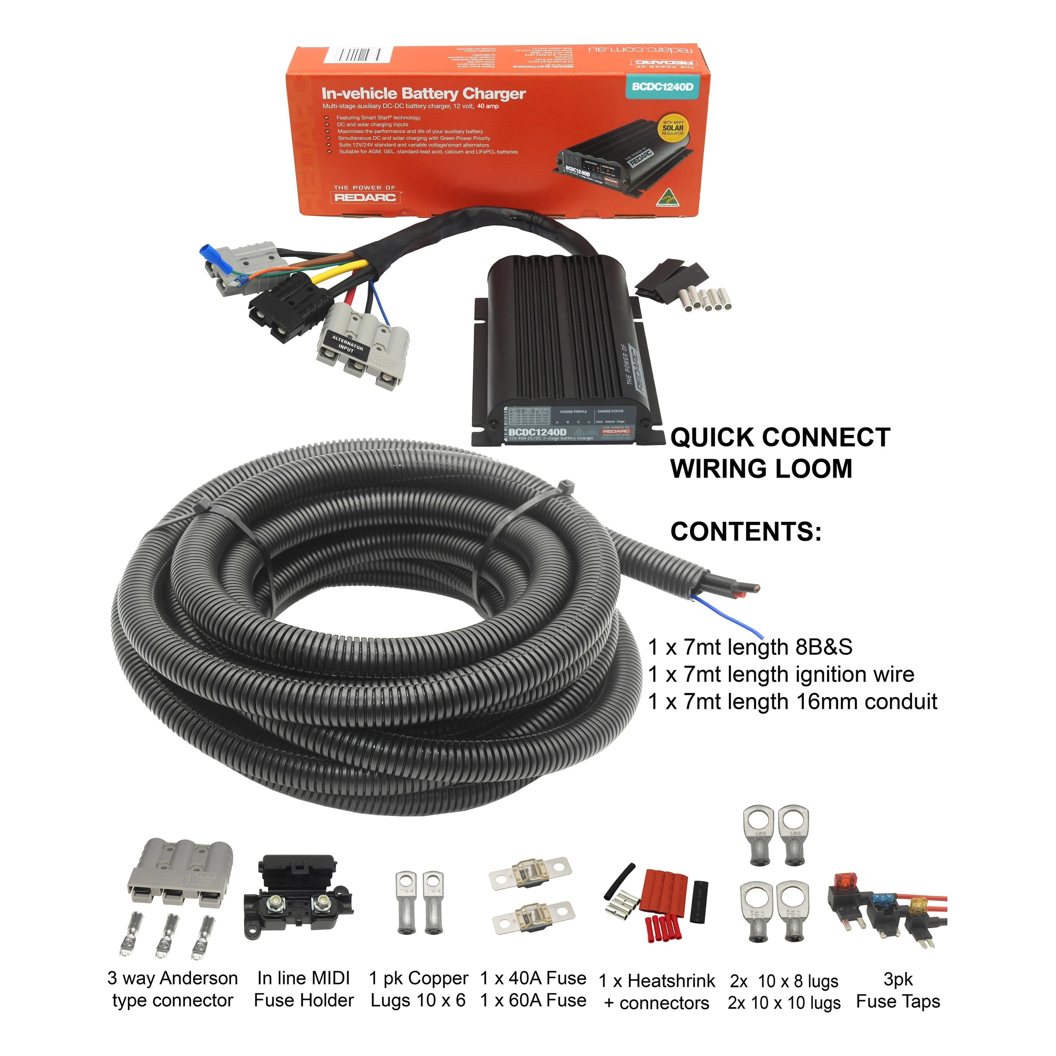 RedArc DC to Dc Battery Charger 25 Amp | BCDC1225D Quick Connect version - Image 5