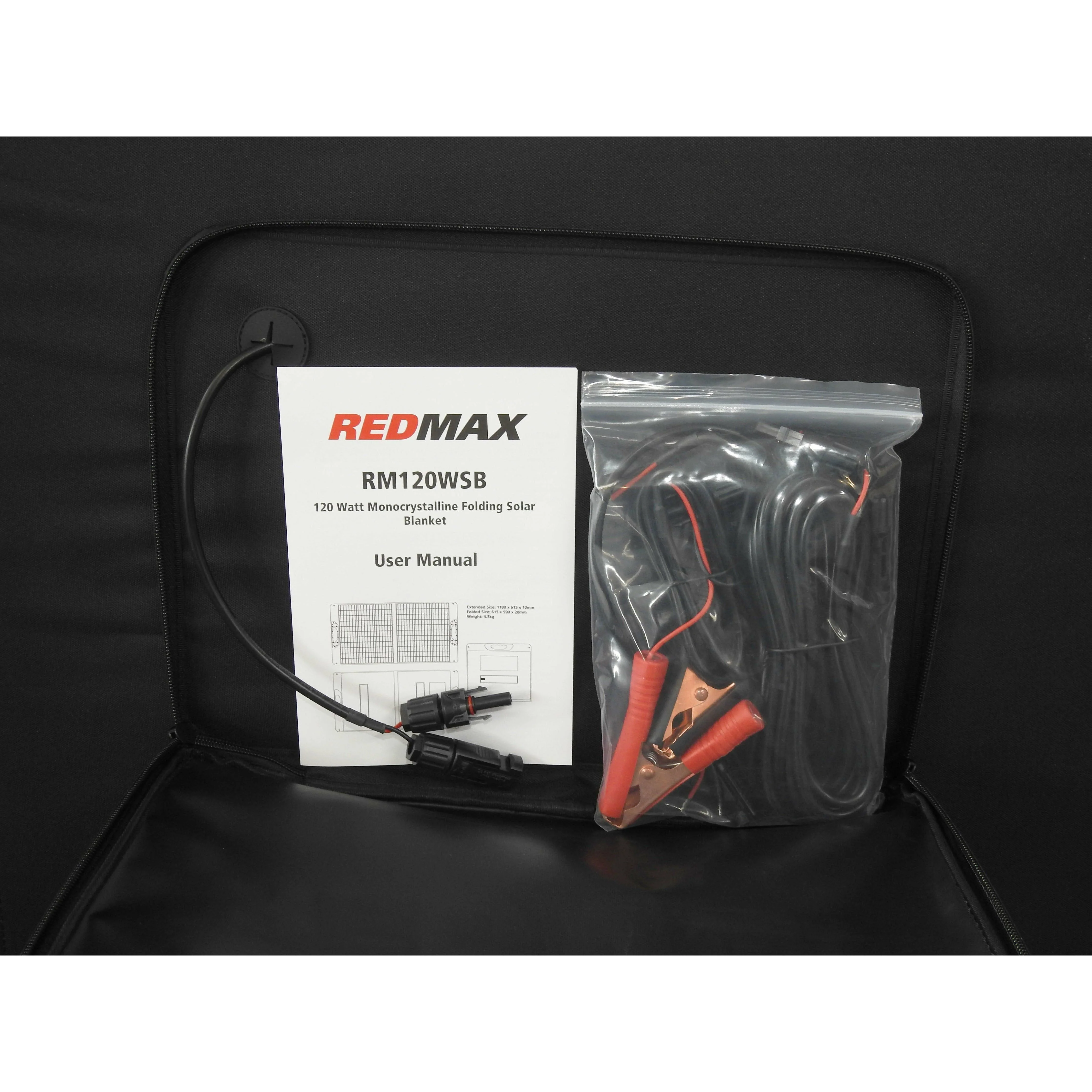 Redmax 120 watt Portable carry bag style solar panel no regulator | RM120WSB - Image 6