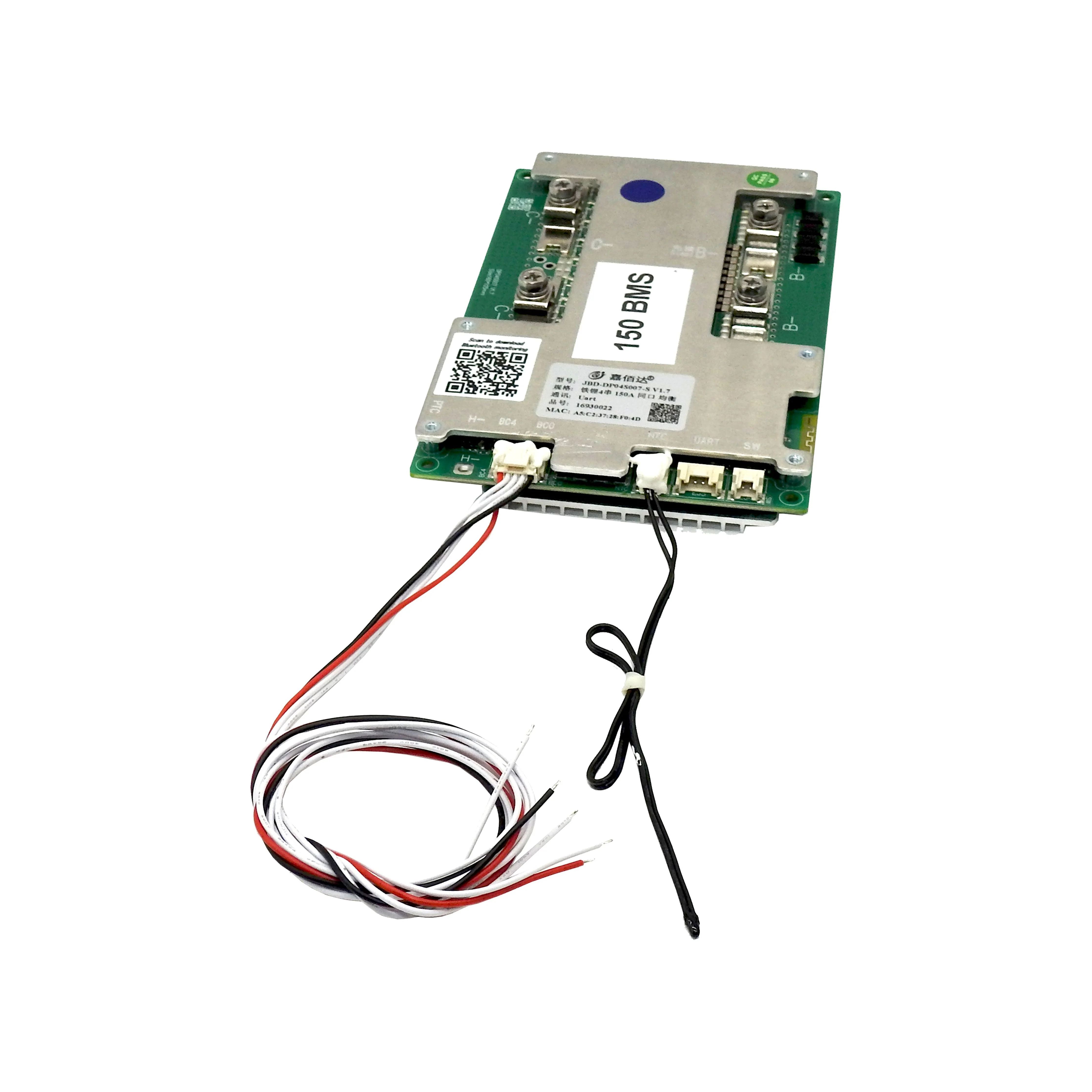 Replacement 4S 12V 150A BMS board with Bluetooth and Balance - Thumper APP - Image 2