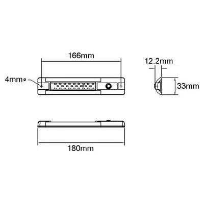 Roadvision ISLS Series Interior Lamp Dual Colour W Switch | 2 Size Options - Image 4