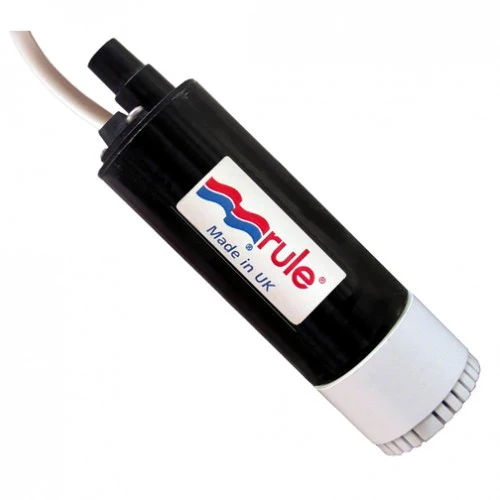 Rule IL200 Versatile Submersible and In Line Pump - 12 LPM - 12 Volt - Suits 12mm Hose | RWB2620