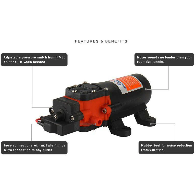 SeaFlo (Fresh-water) Water Pump 3.8LPM - Image 4