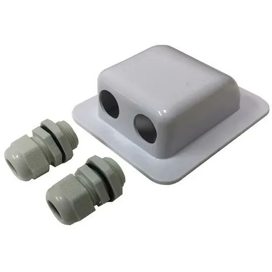 Solar Junction box / Cable entry Box ( 2x cable glands) | SA-202 - Image 3
