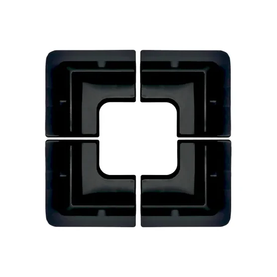 Solar Panel Corner Bracket (Set of 4) - Black | SA-101B - Image 2
