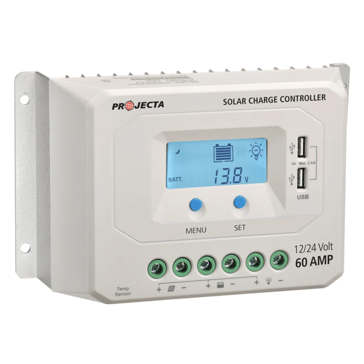 Solar - SC260 -Projecta Automatic 12/24V 60A 4 Stage Solar Charge Smart Controller