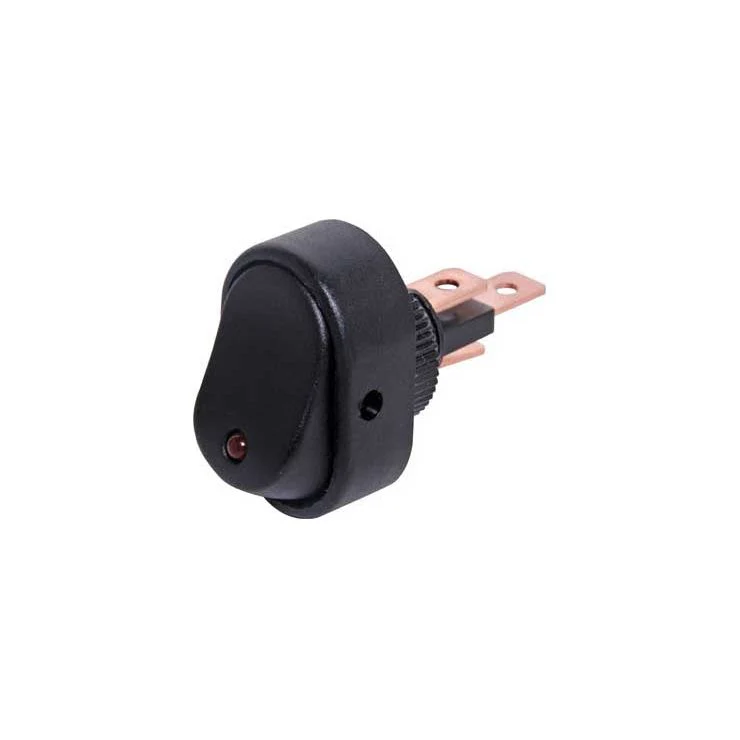 SPST Low Voltage Red LED Rocker Switch | S3248