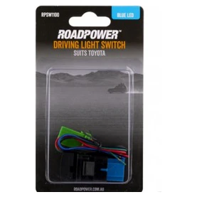 Switch Driving Light Suits Toyota Prado 2018-on In cludes Harness 22 x 22mm Blue | RPSW1100