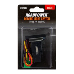 Switch Driving Light Suits VW/Amarok OE Style Inc. Harness 43.1 x 26.7mm Red LED | RPSW9000