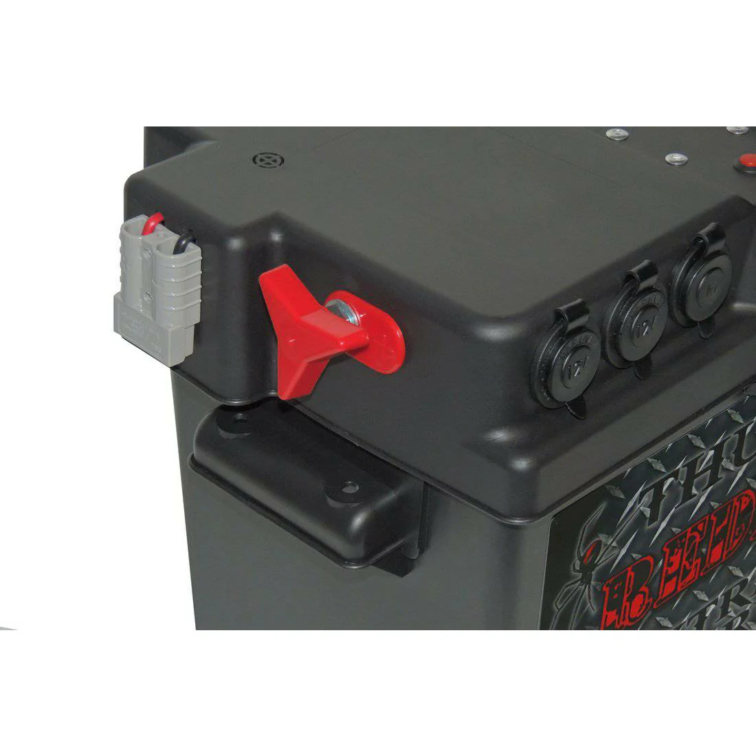 Thumper Battery Box - Elite model | 6 x Outlets & 3 x Andersons + High crank Posts - Image 4
