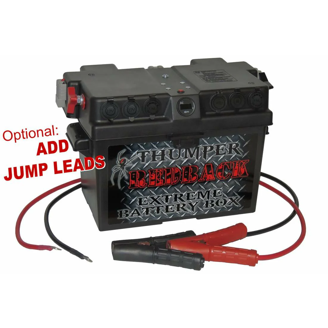 Thumper Battery Box - Elite model | 6 x Outlets & 3 x Andersons + High crank Posts - Image 5