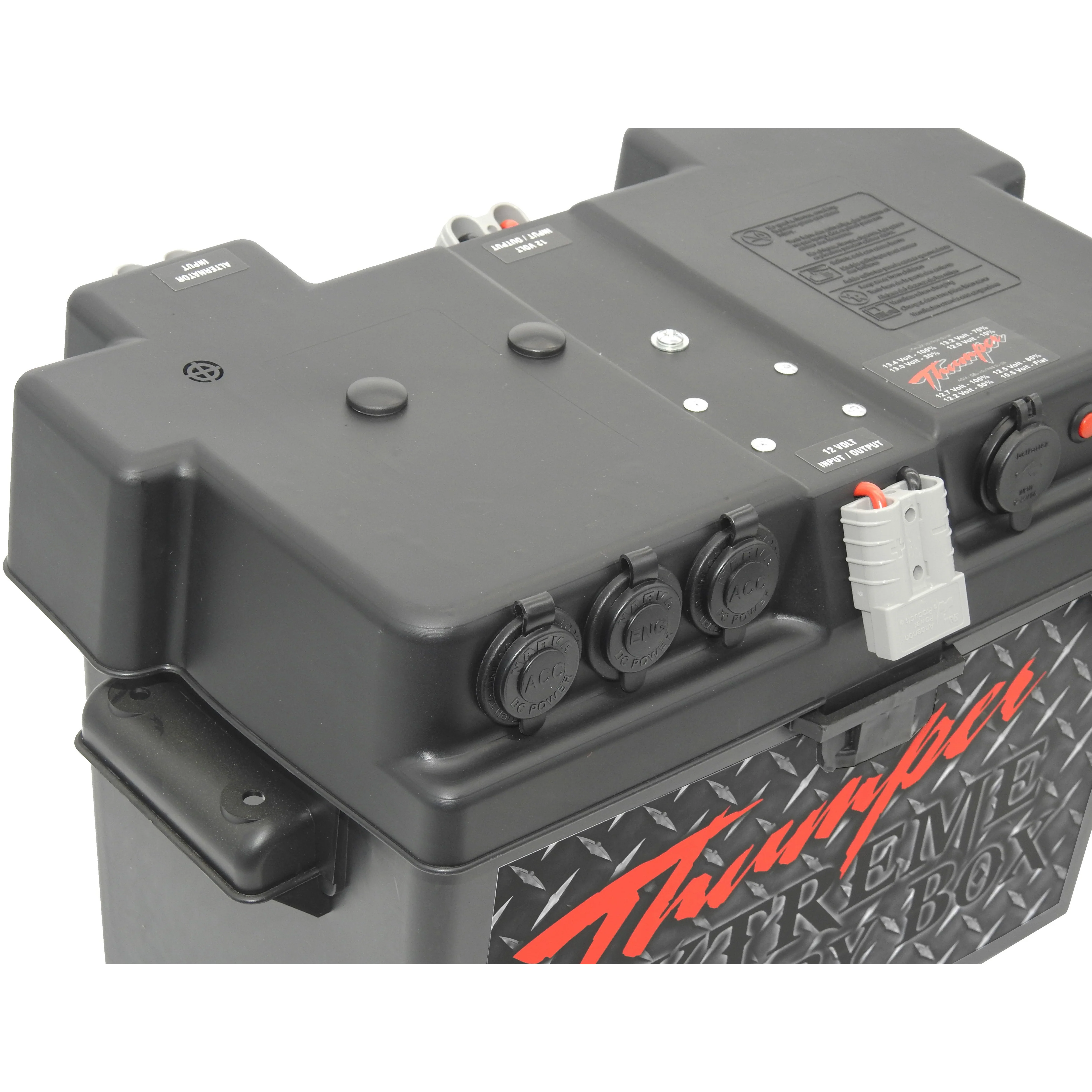 Thumper Battery Box with IN BUILT DC Charger | AGM GEL | Optional Vehicle loom | BB-IBDC - Image 4