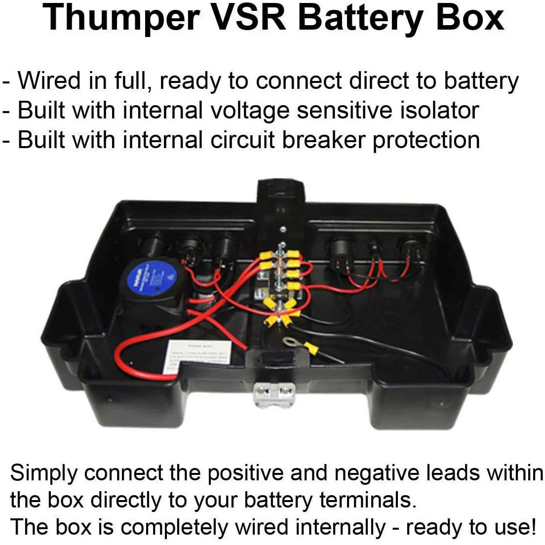 Thumper Battery Box with in built VSR Isolator BBG-VSR - Image 5