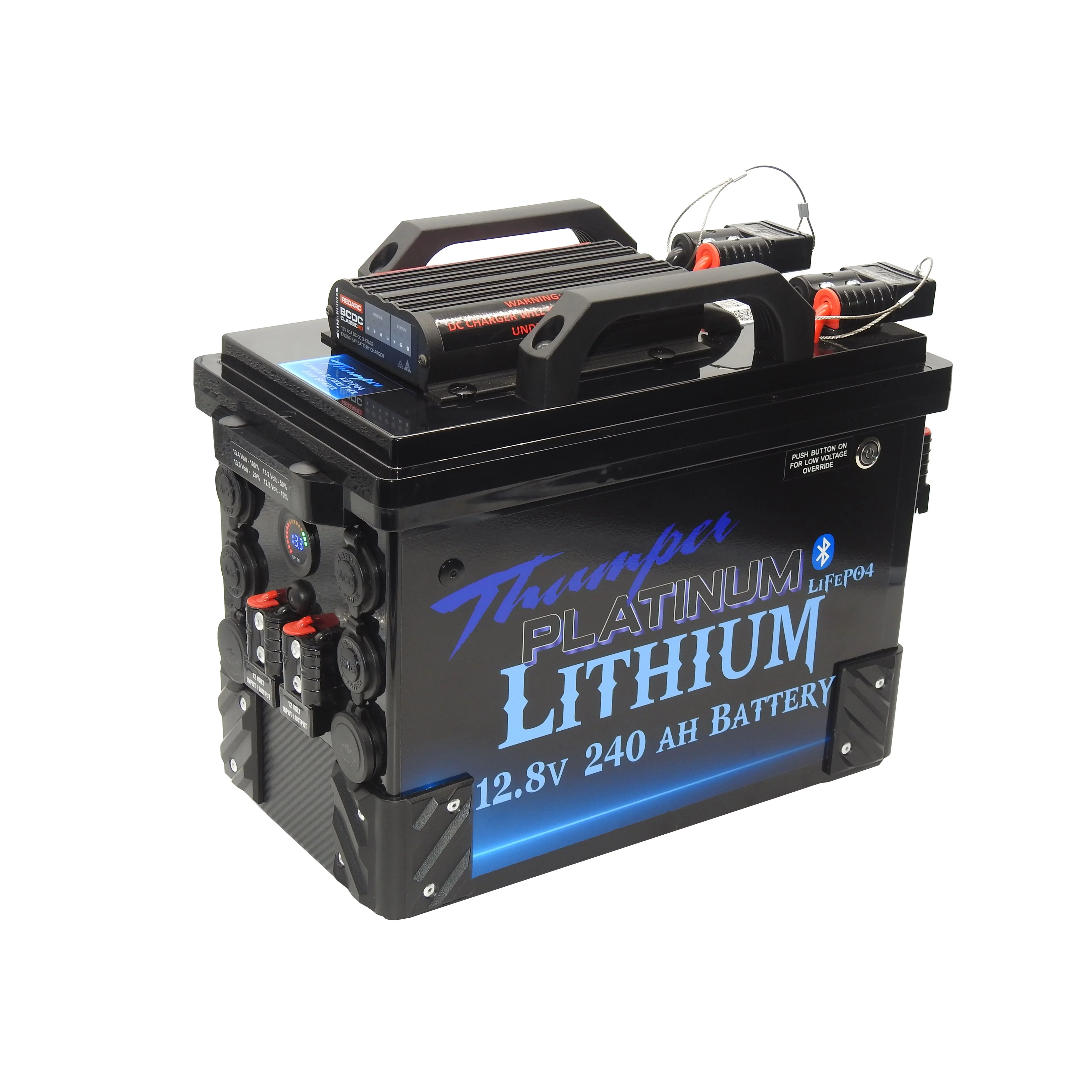 Thumper Lithium Portable Battery Hub 240 AH with Redarc BCDC1240D TBH240-RD40 - Image 3