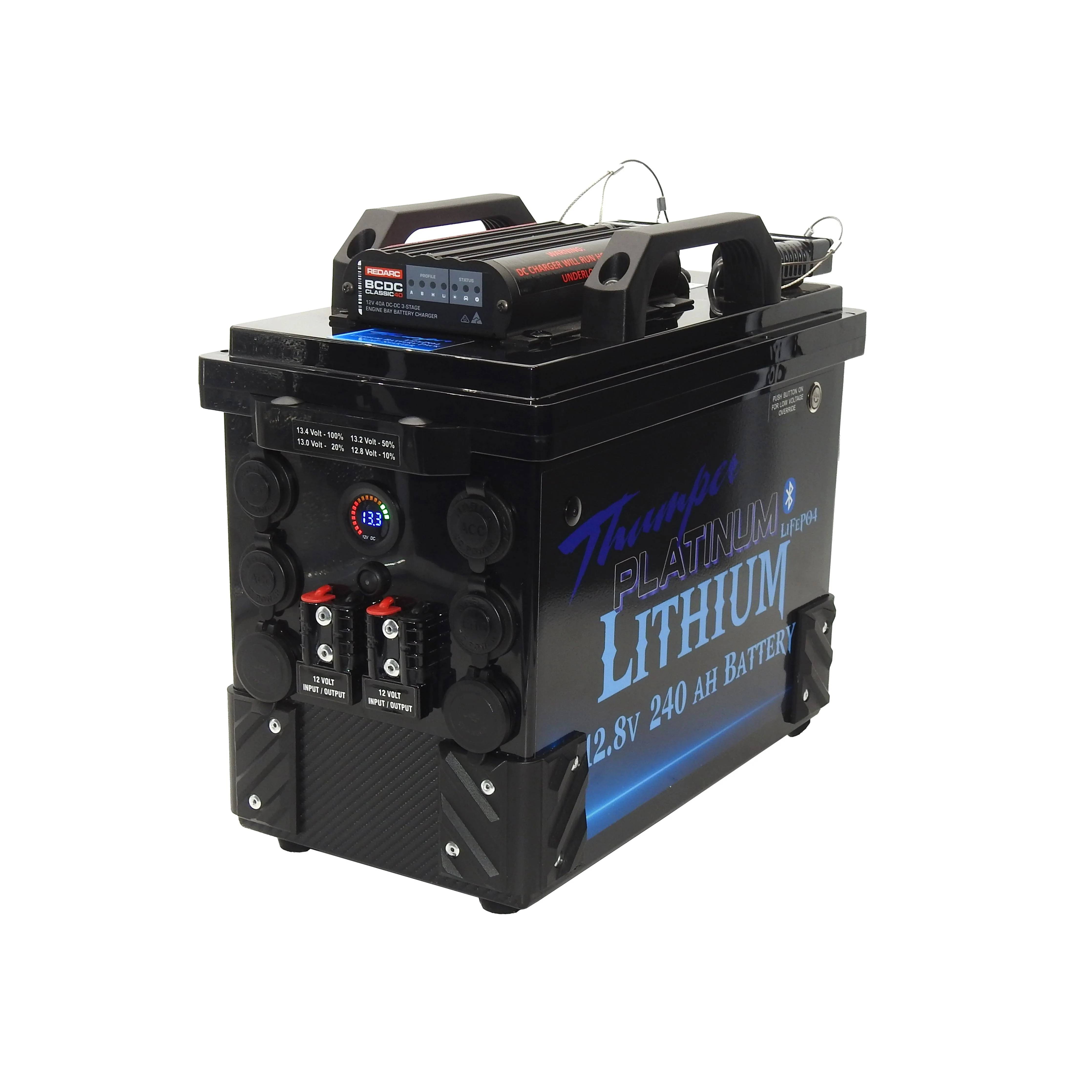 Thumper Lithium Portable Battery Hub 240 AH with Redarc BCDC1240D TBH240-RD40 - Image 5