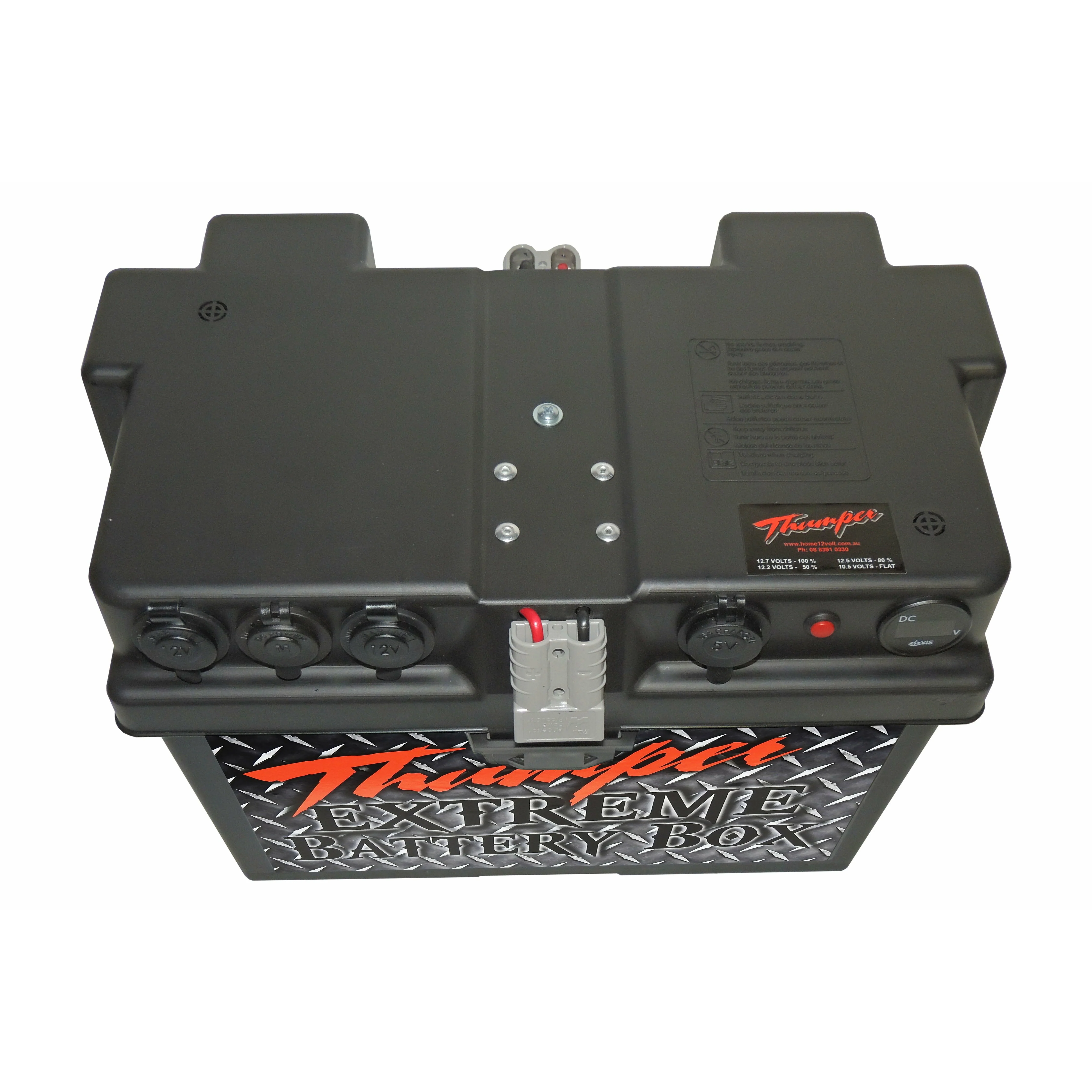 Thumper Battery Box - Standard model 4 x sockets + 2 x Andersons - Image 2