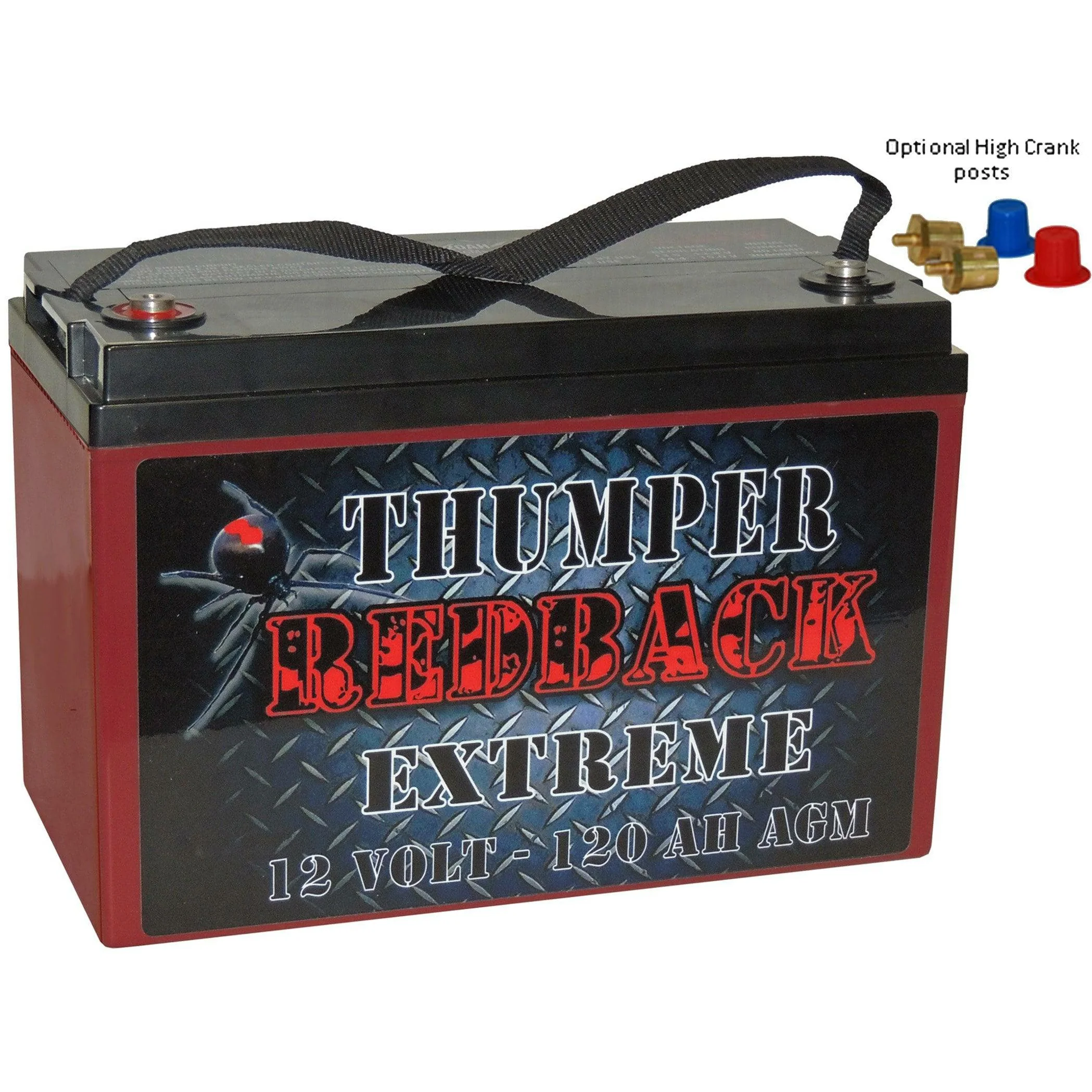 Thumper Extreme 120 AH AGM Battery | Caravan / AUX battery - Image 2