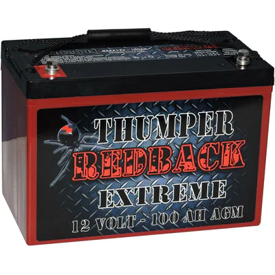 Thumper Heavy Duty Battery Box + Extreme Deep Cycle 120 or 105 AH AGM Battery PACKAGE - Image 5