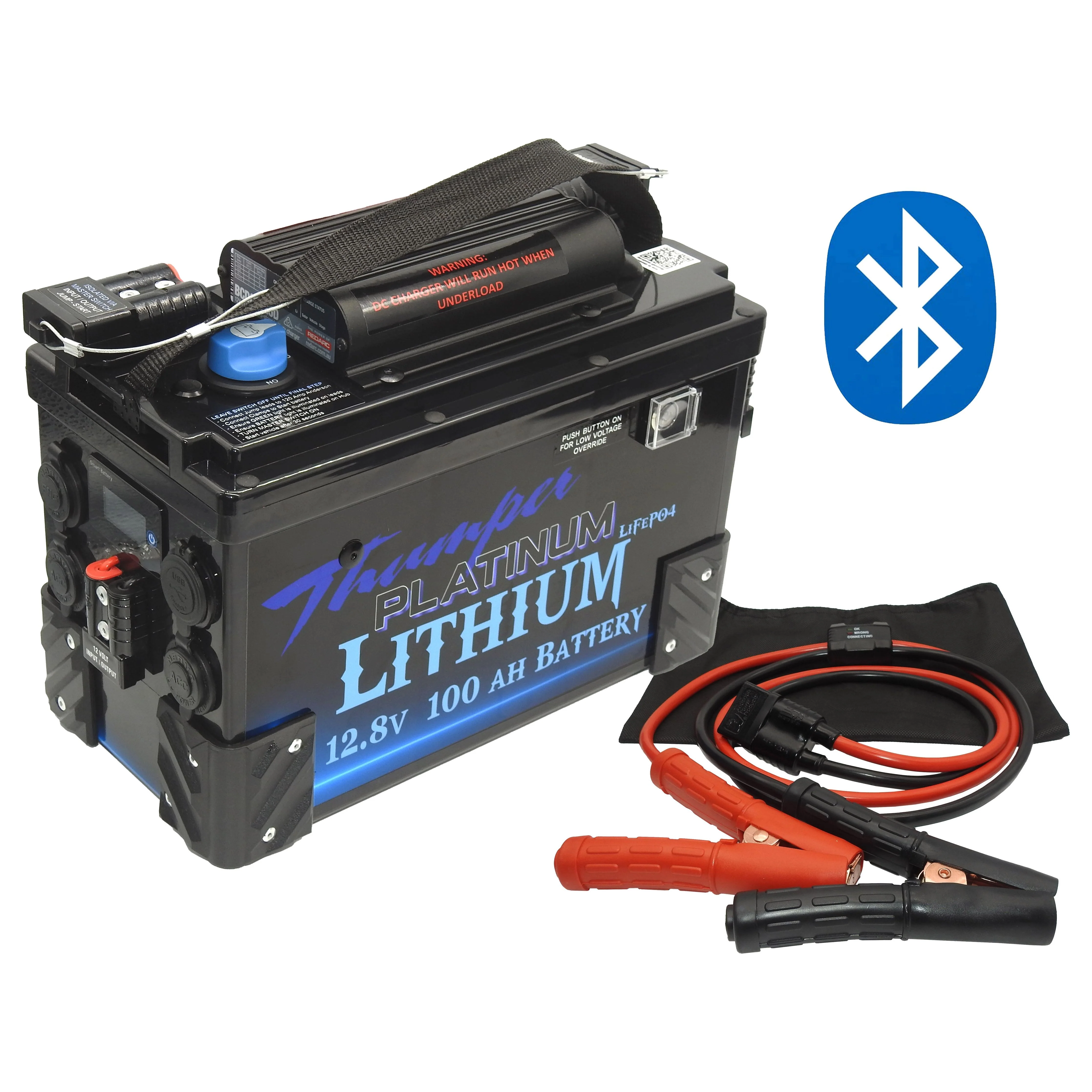 Thumper Lithium 100 AH Battery Hub JUMP START Bluetooth | TBH100RD-JS - Image 2