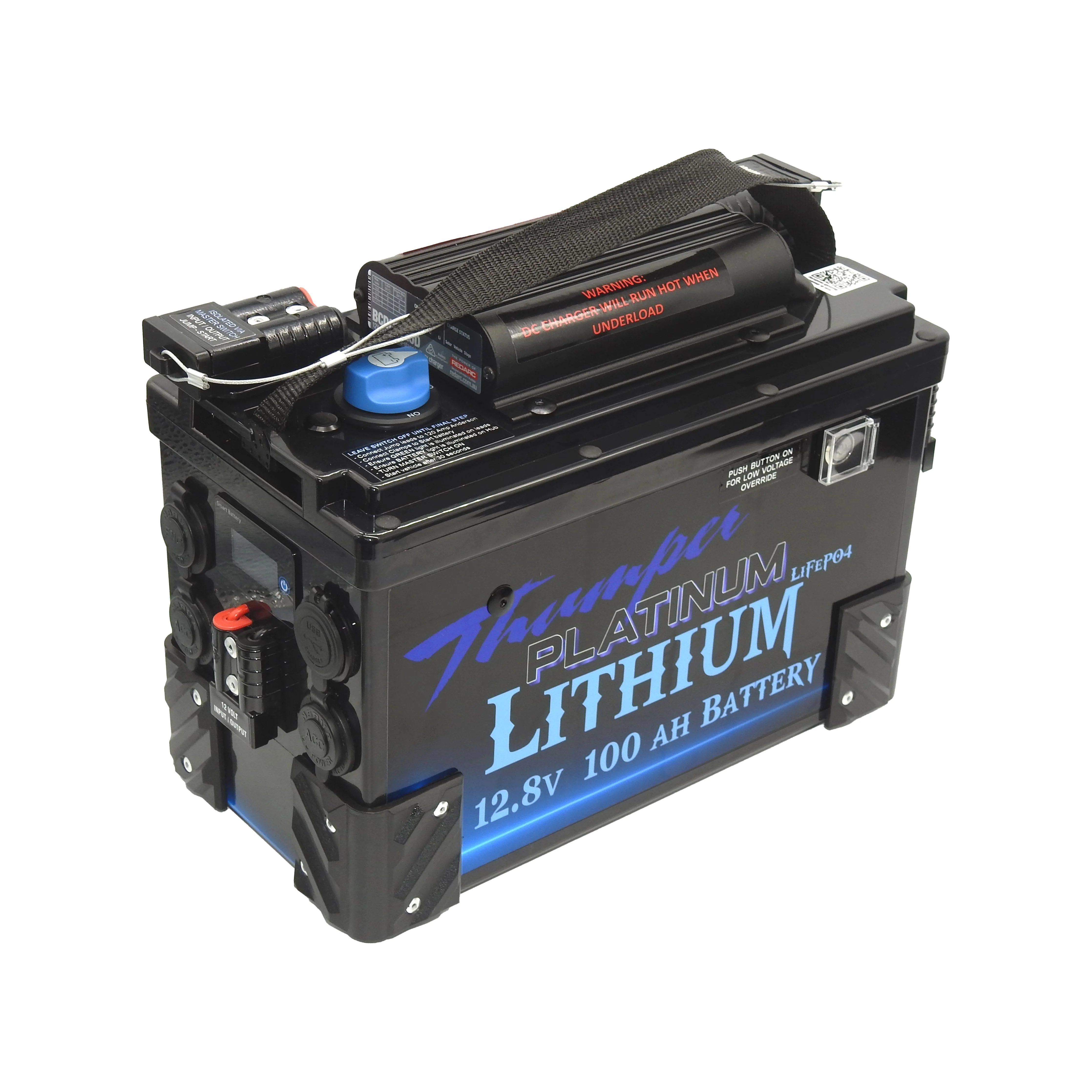 Thumper Lithium 100 AH Battery Hub JUMP START Bluetooth | TBH100RD-JS - Image 3