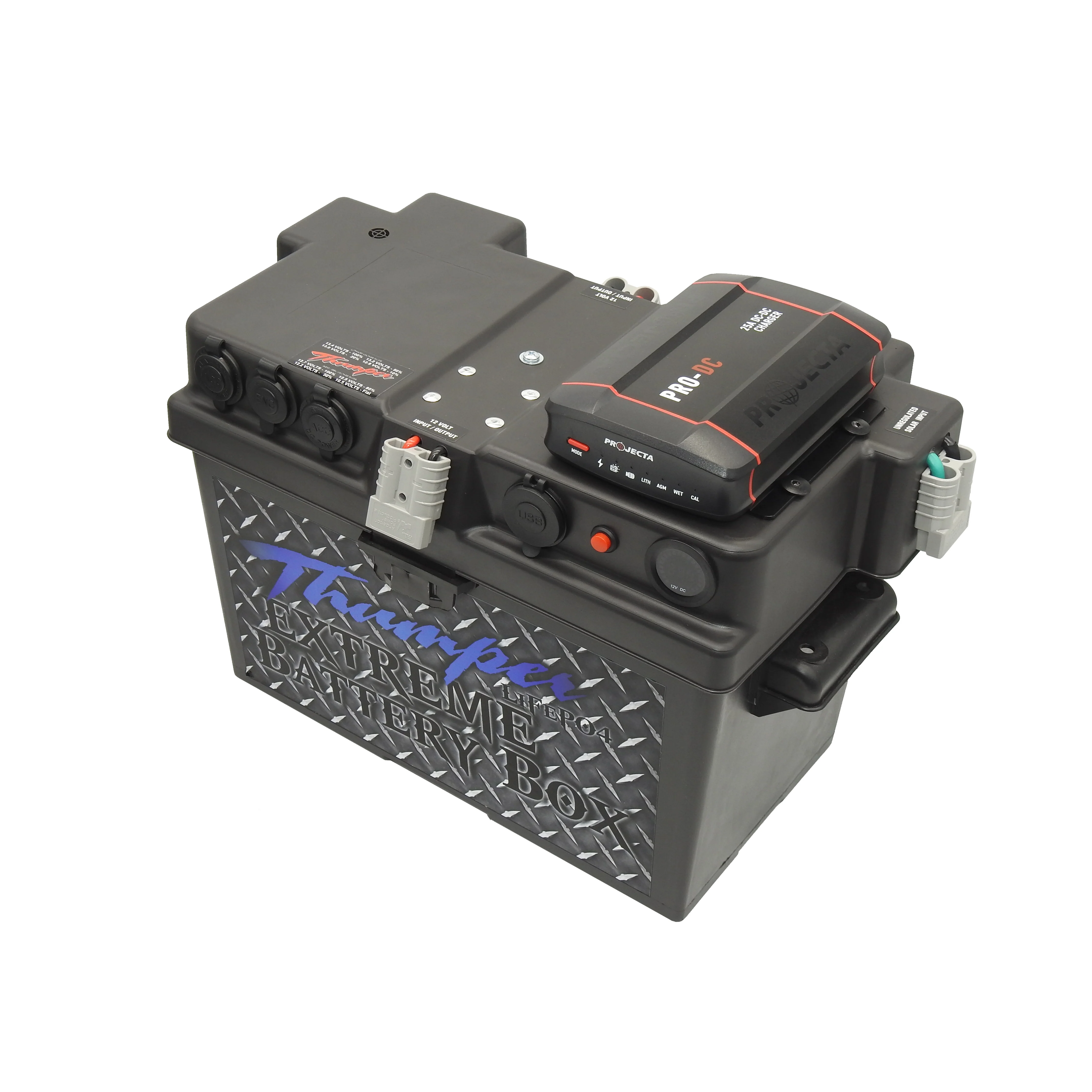 Thumper Lithium 100 AH LiFePO4 Battery TLS-100 + Thumper Battery Box PDC - Image 13