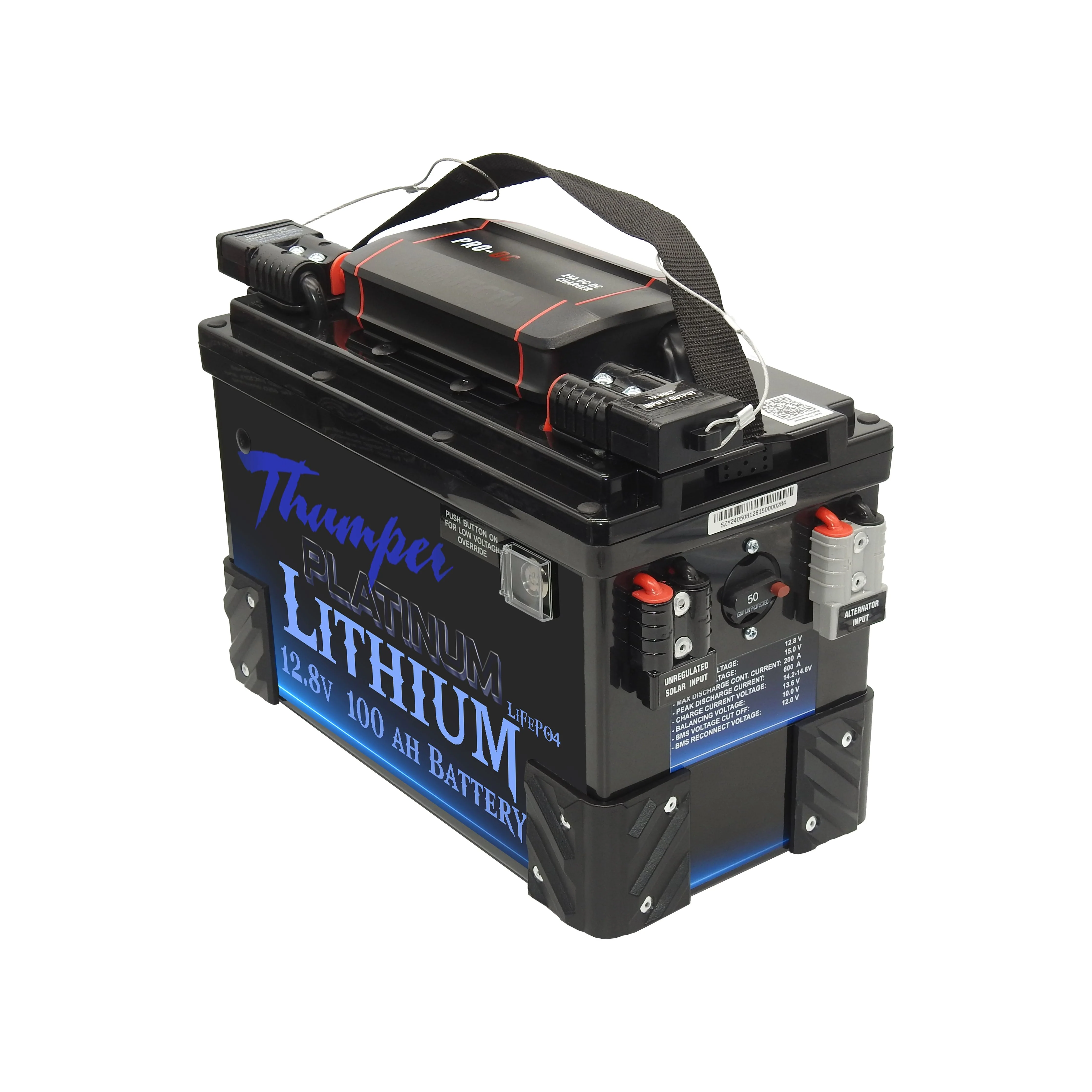 Thumper Lithium 100 AH Battery Hub JUMP START Bluetooth | TBH100PDC-JS - Image 3