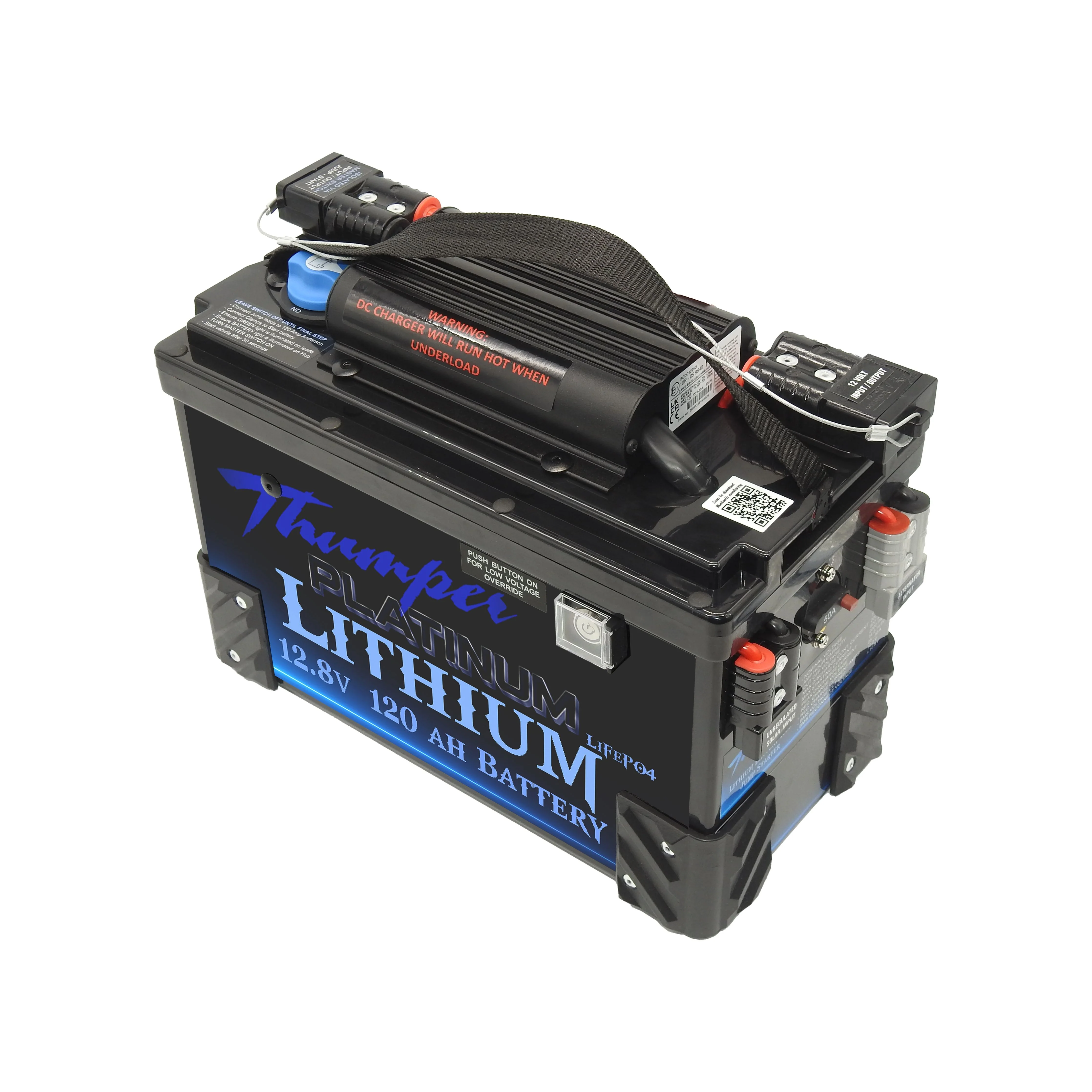 Thumper Lithium 120 AH Battery Hub JUMP START Bluetooth | TBH120RD-JS - Image 2