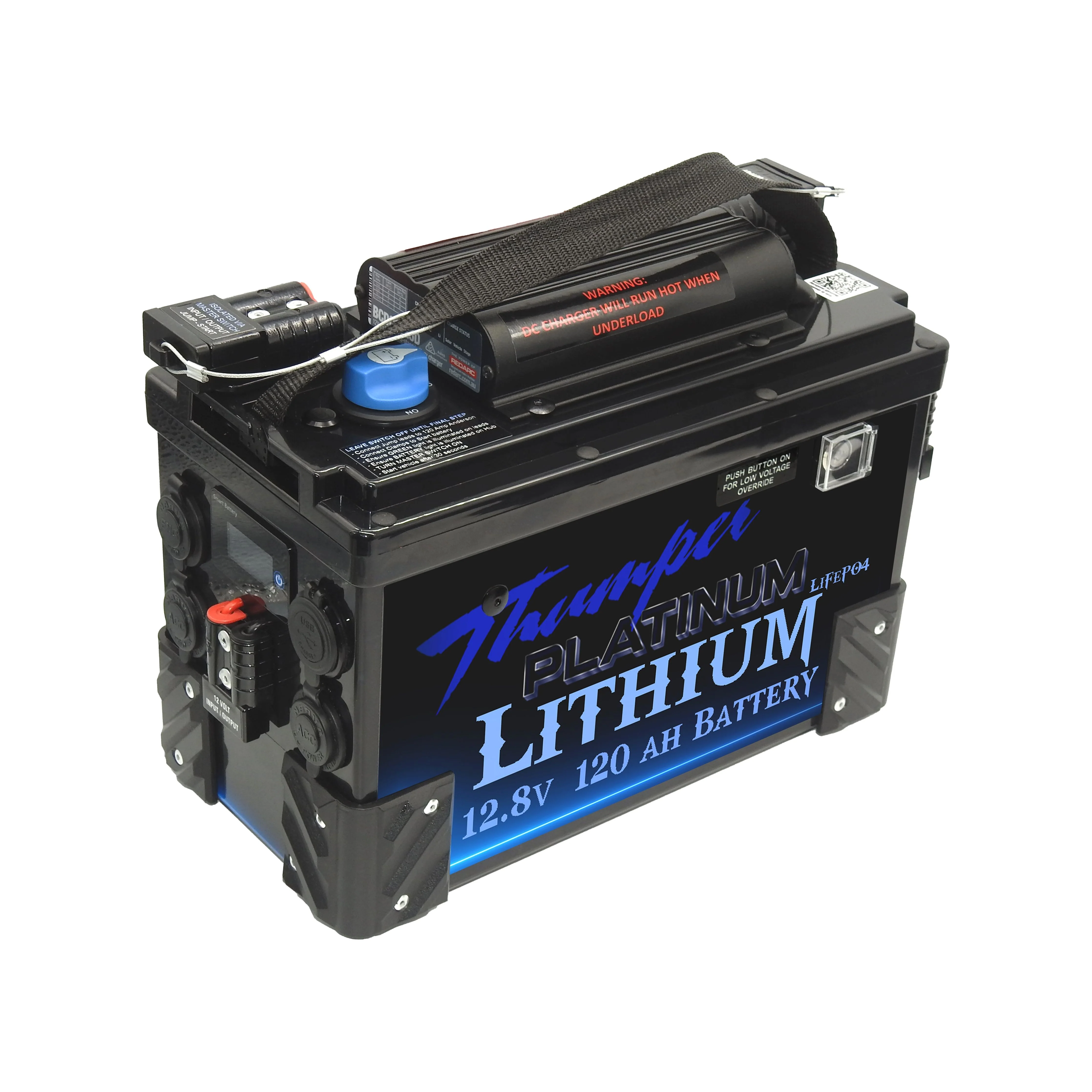 Thumper Lithium 120 AH Battery Hub JUMP START Bluetooth | TBH120RD-JS - Image 4