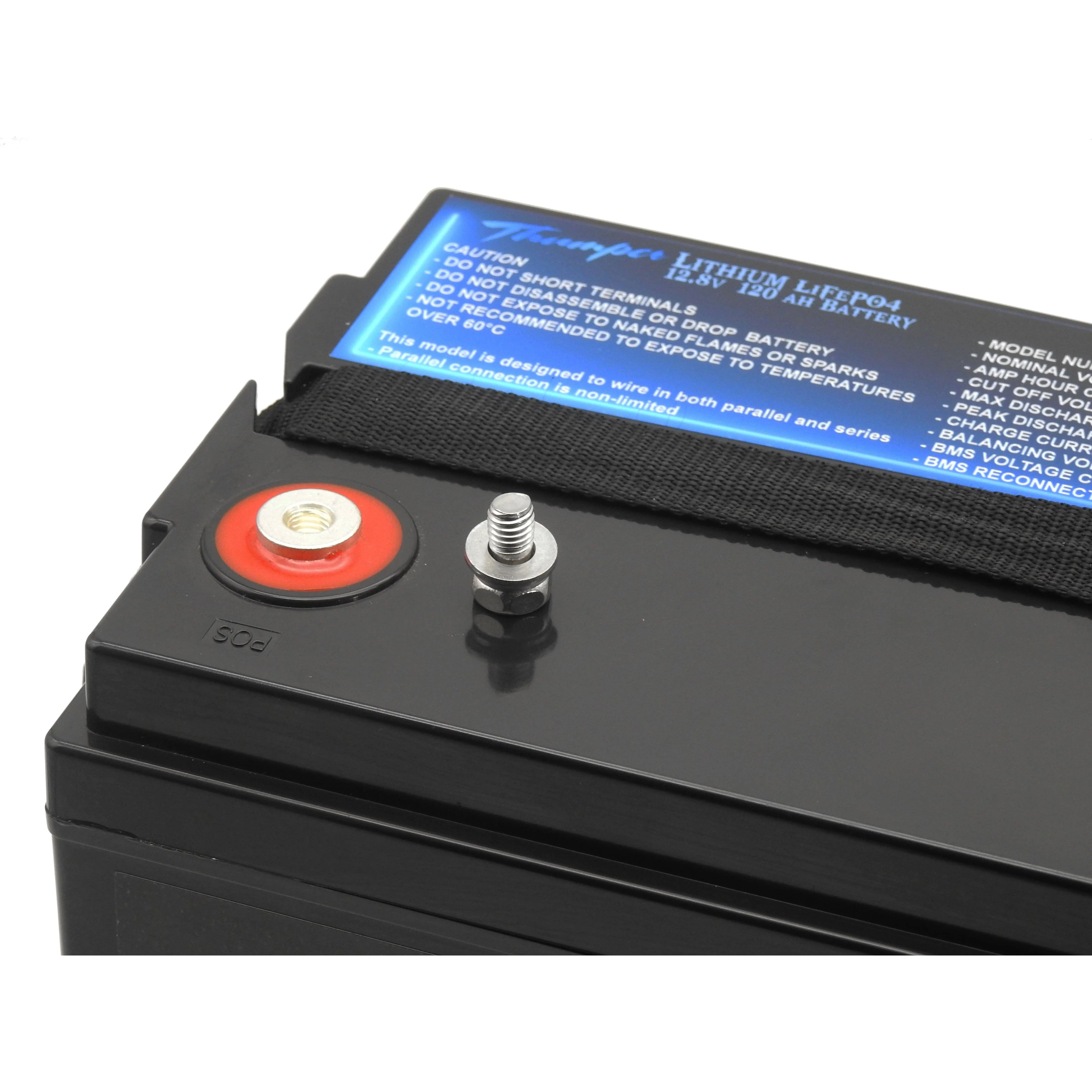 Thumper Lithium 120 AH Bluetooth & REDARC Core BCDCN1225 25Amp DC-DC & MIDI Fuse, Lugs & Heatshrink - Image 6