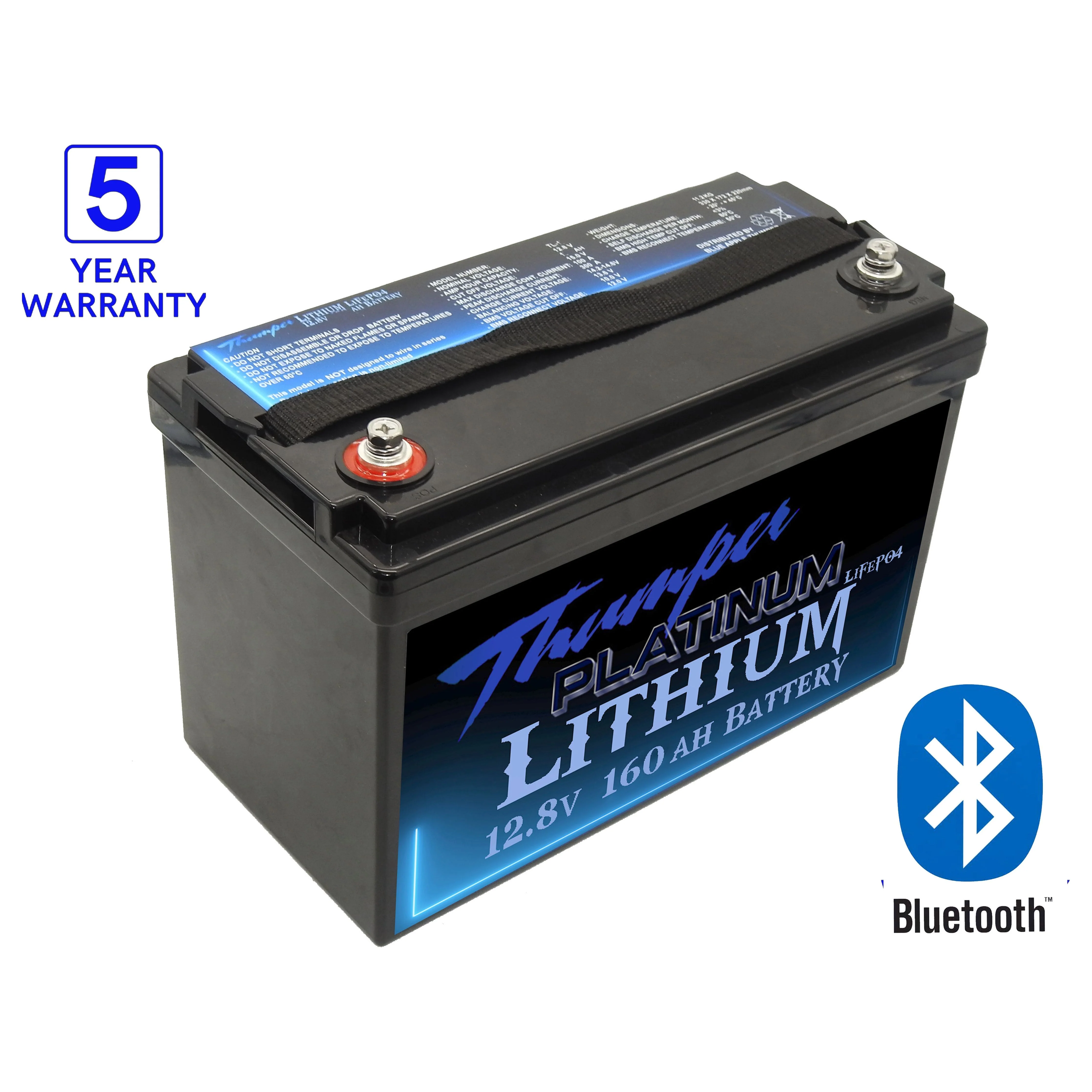 Thumper Lithium 120 AH LiFePO4 Battery + REDARC Core BCDCN1240 40 Amp DC Charger + Fuses Lugs and Heatshrink - Image 5