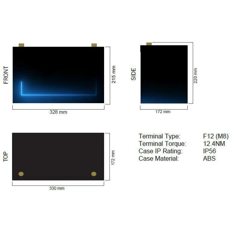 Thumper Lithium 120 AH LiFePO4 Battery + REDARC Core BCDCN1240 40 Amp DC Charger + Fuses Lugs and Heatshrink - Image 8
