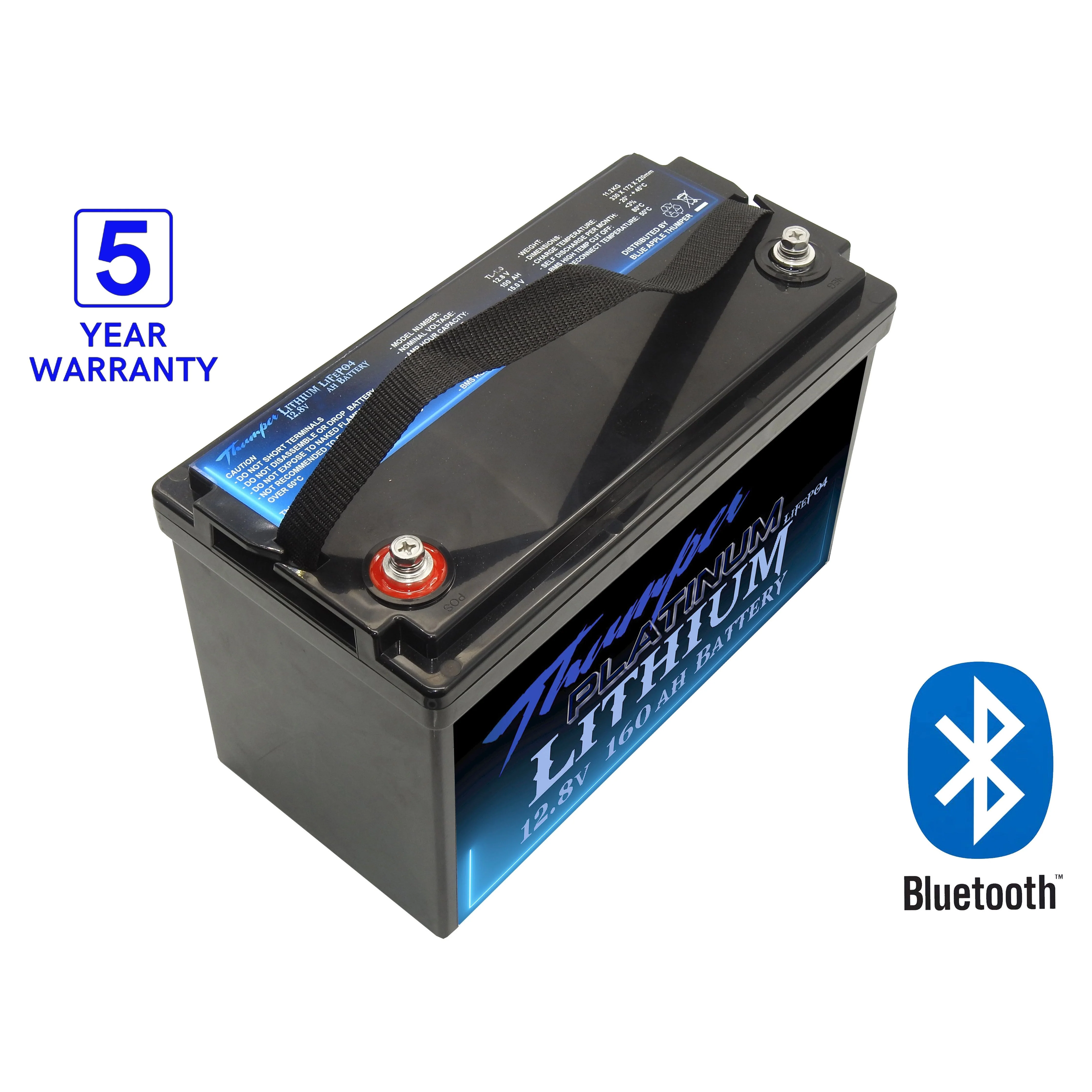 Thumper Lithium 160 AH Bluetooth LiFePO4 Battery | 200A BMS TL160BT-200 - Image 4