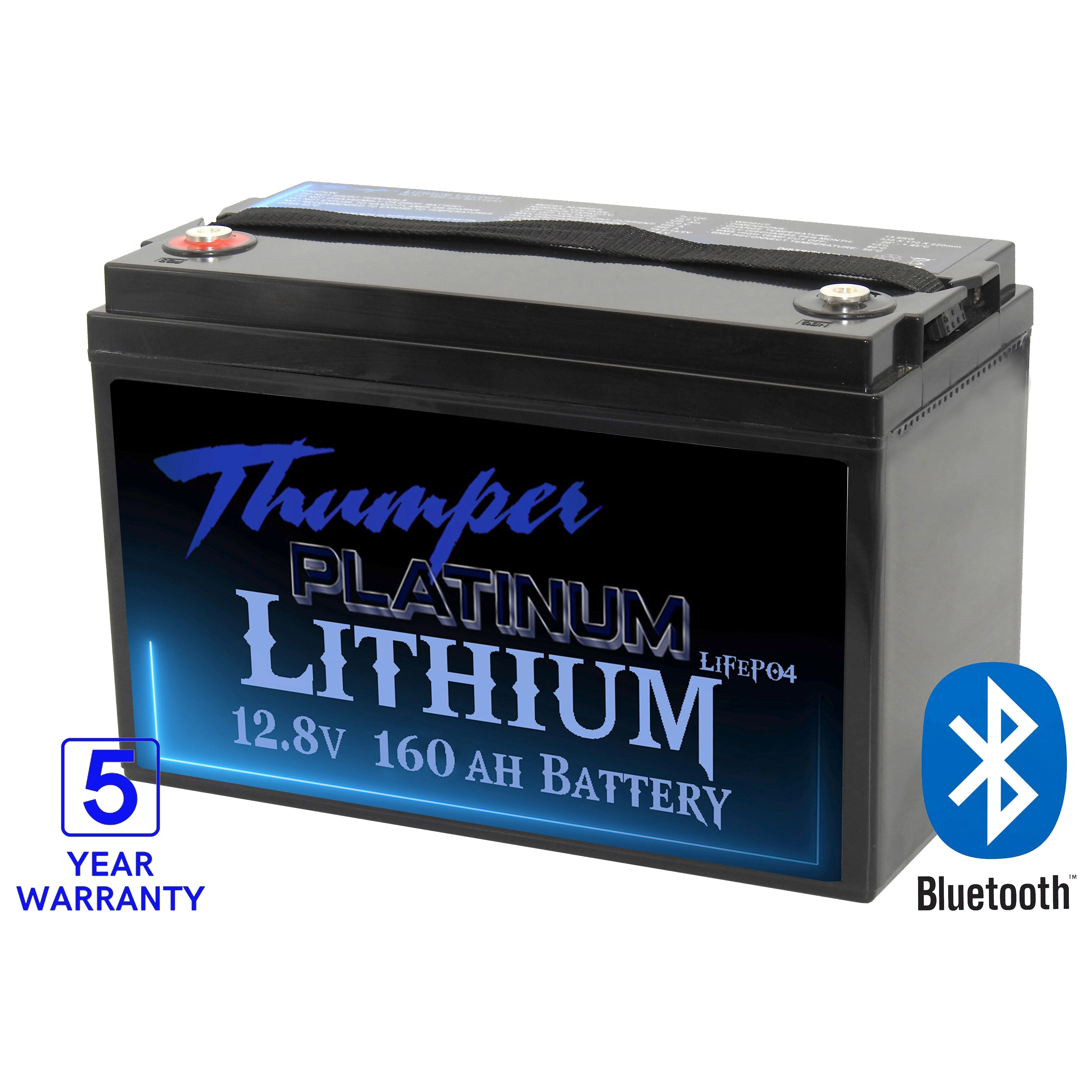 Thumper Lithium 160 AH Bluetooth & REDARC Core 25A BCDCN1225 DC-DC & MIDI Fuse, Lugs & Heatshrink - Image 2