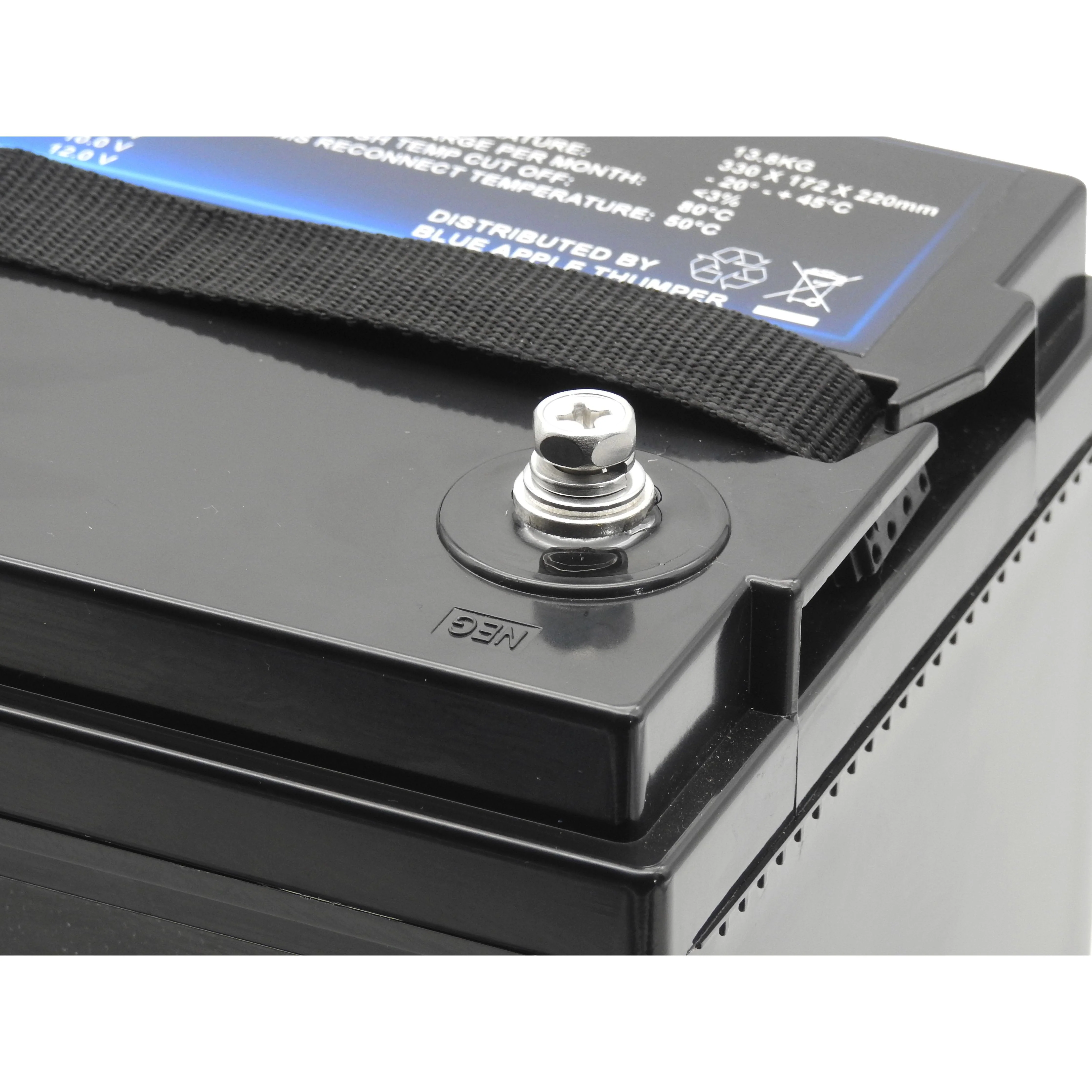 Thumper Lithium 160 AH Bluetooth & REDARC Core 25A BCDCN1225 DC-DC & MIDI Fuse, Lugs & Heatshrink - Image 4