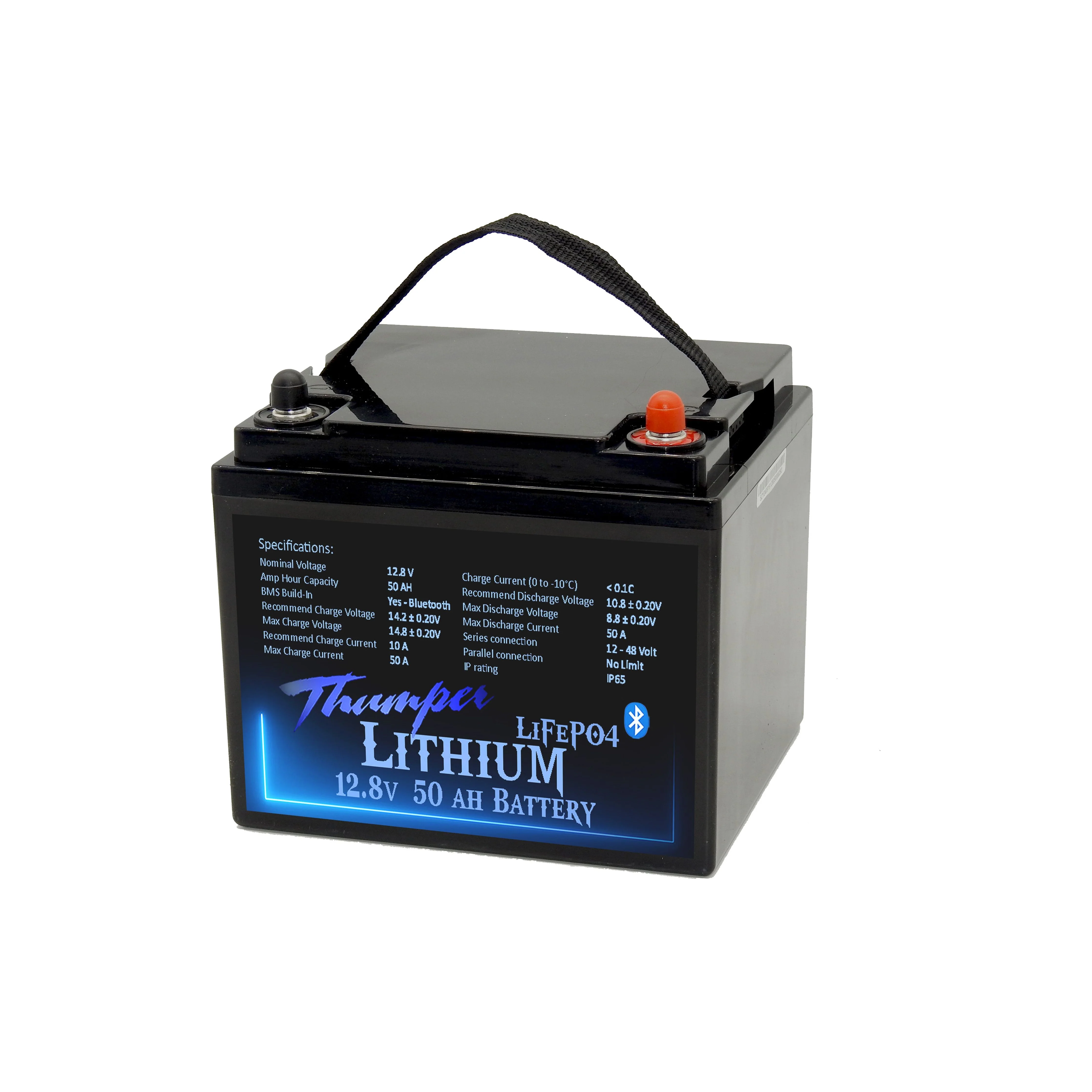 Thumper Lithium 50 AH LiFePO4 Battery with Bluetooth monitoring TL-50BT - Image 4