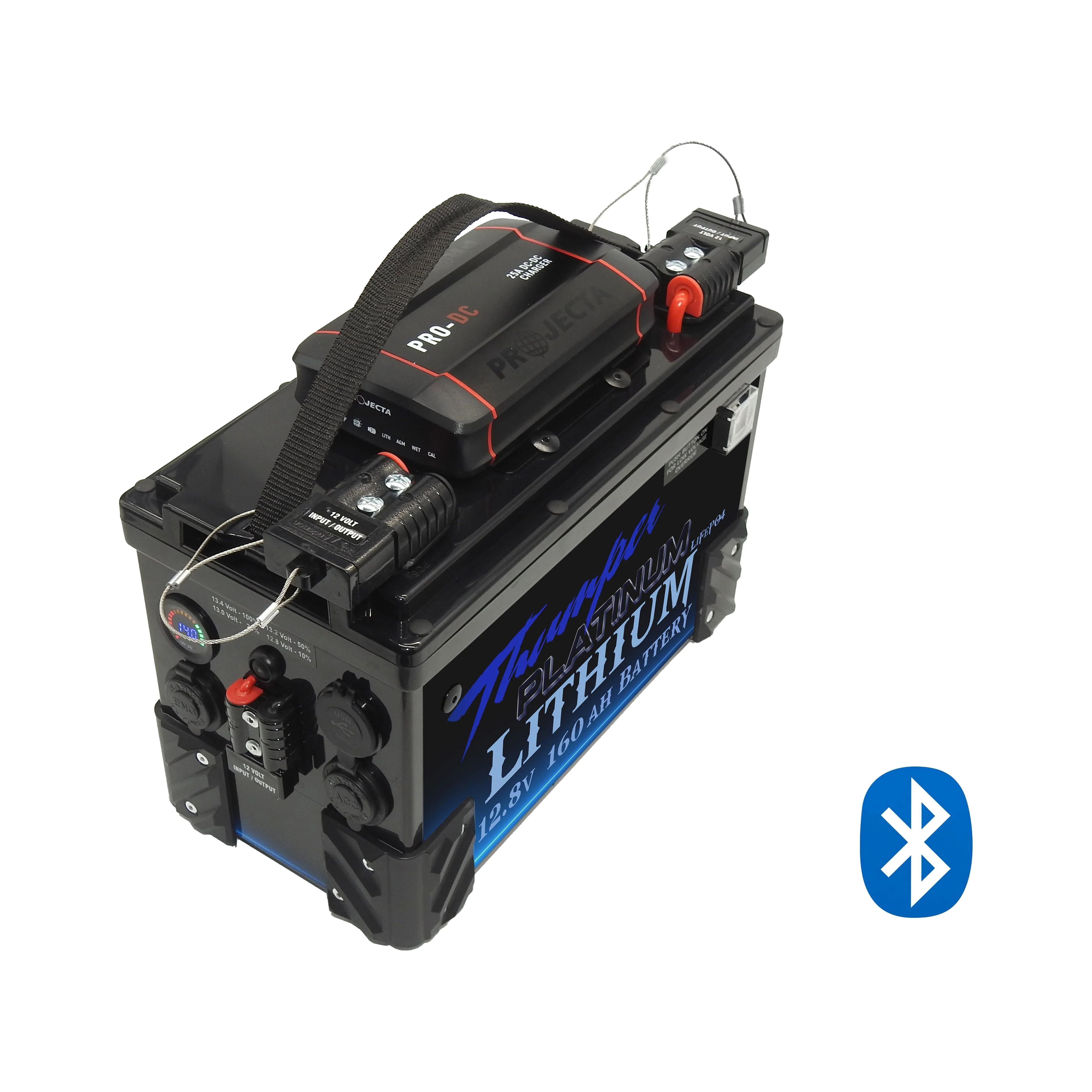 Thumper Lithium LiFePO4 Battery Hub 160 AH Projecta PDC25 Bluetooth - Image 2