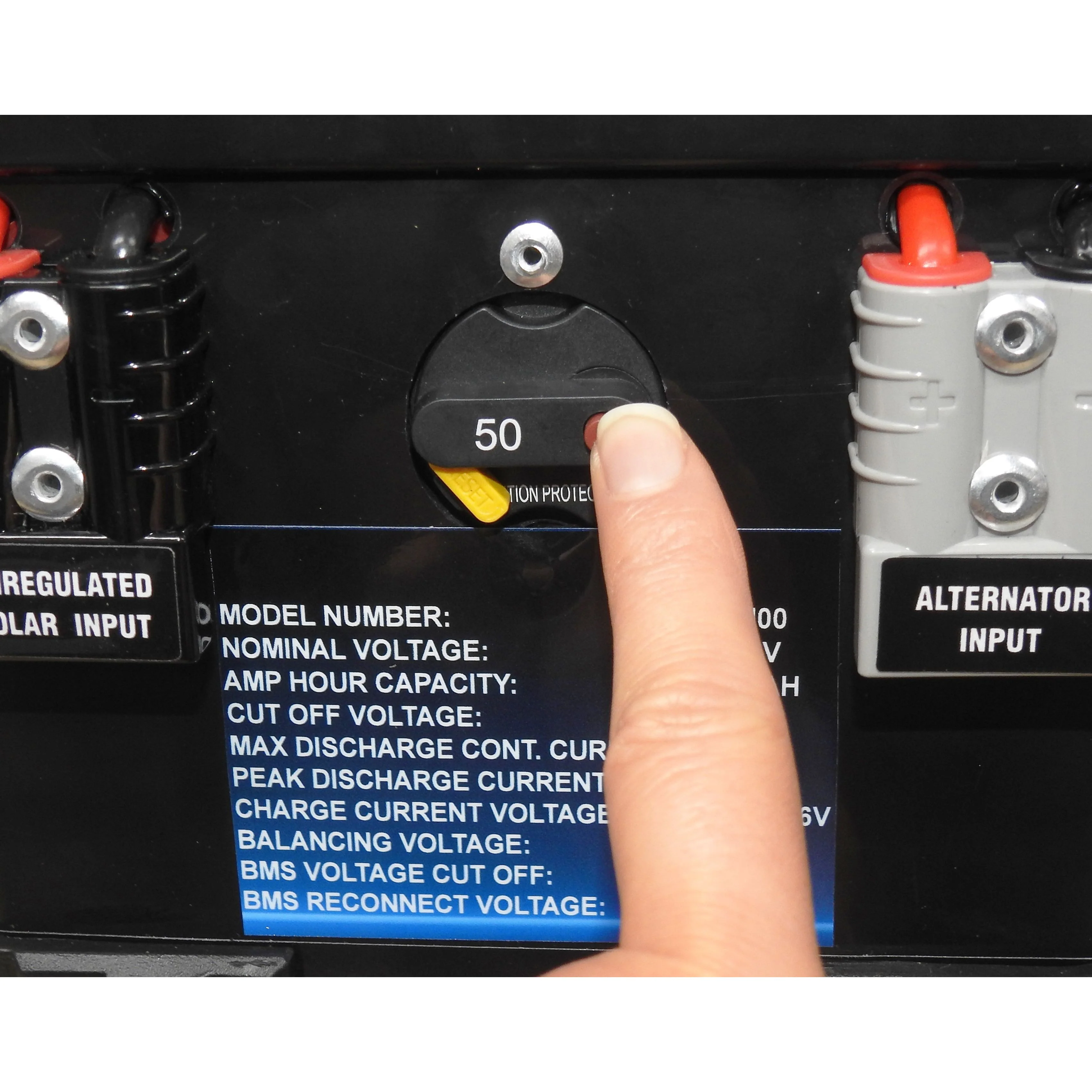 Thumper Lithium LiFePO4 Battery Hub 120 AH Master Hub with sockets NO DC Bluetooth - Image 5