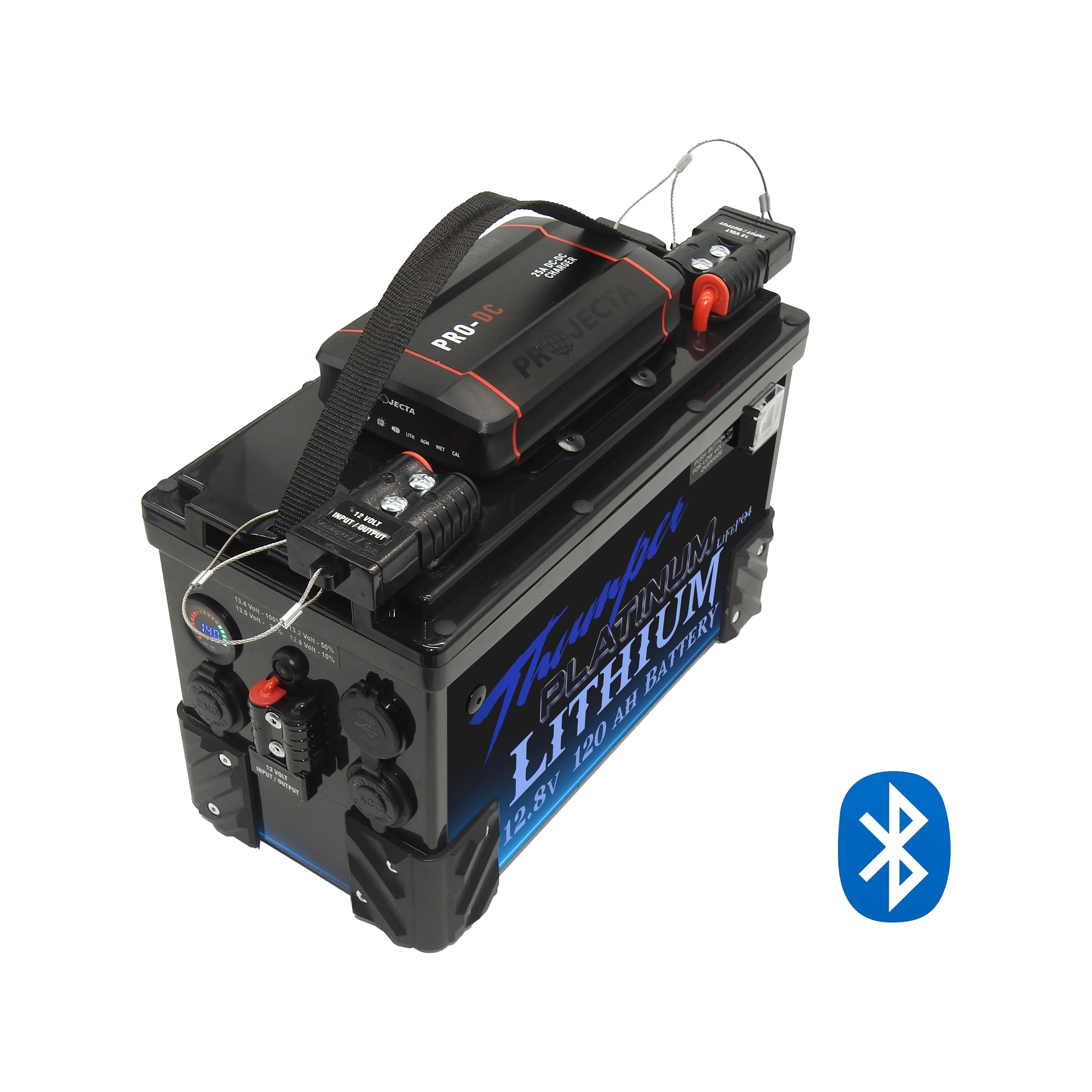 Thumper Lithium LiFePO4 Battery Hub 120 AH Projecta PDC25 Bluetooth - Image 3