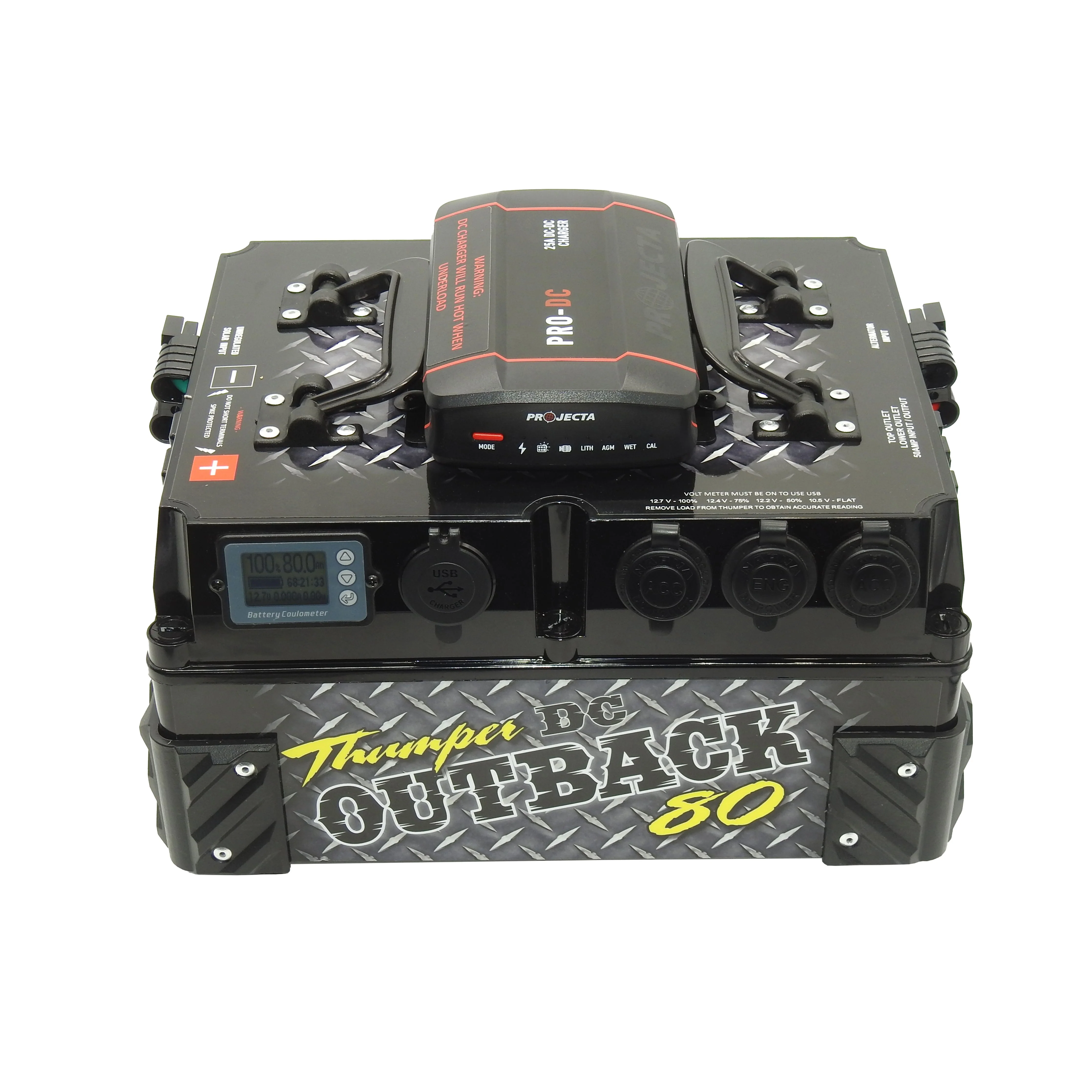 Thumper Outback DC 80 AH Battery Pack Projecta OB80PDC - Image 4