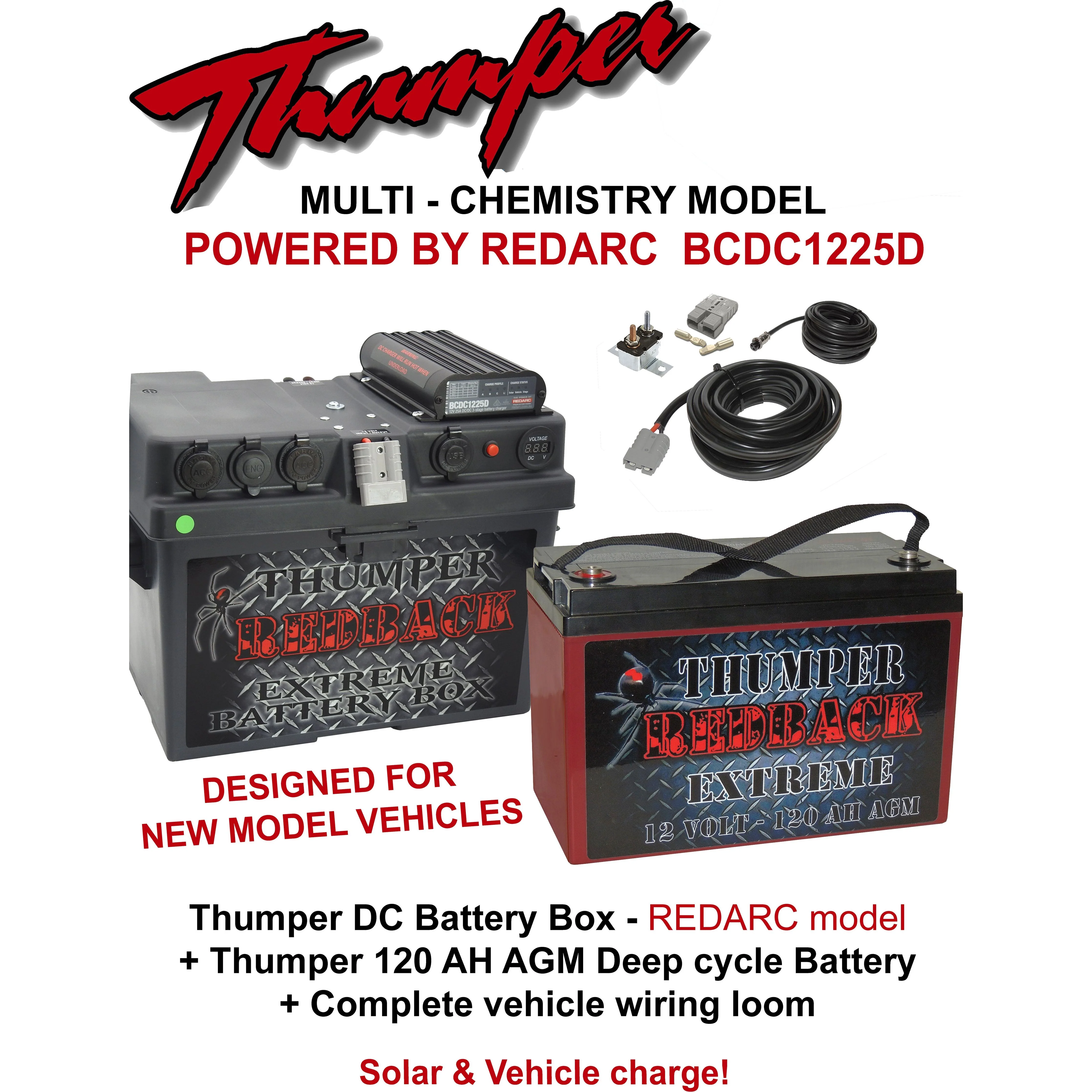 Thumper REDARC DC Battery Box 'Classic' model | Multi-Chemistry - Image 26