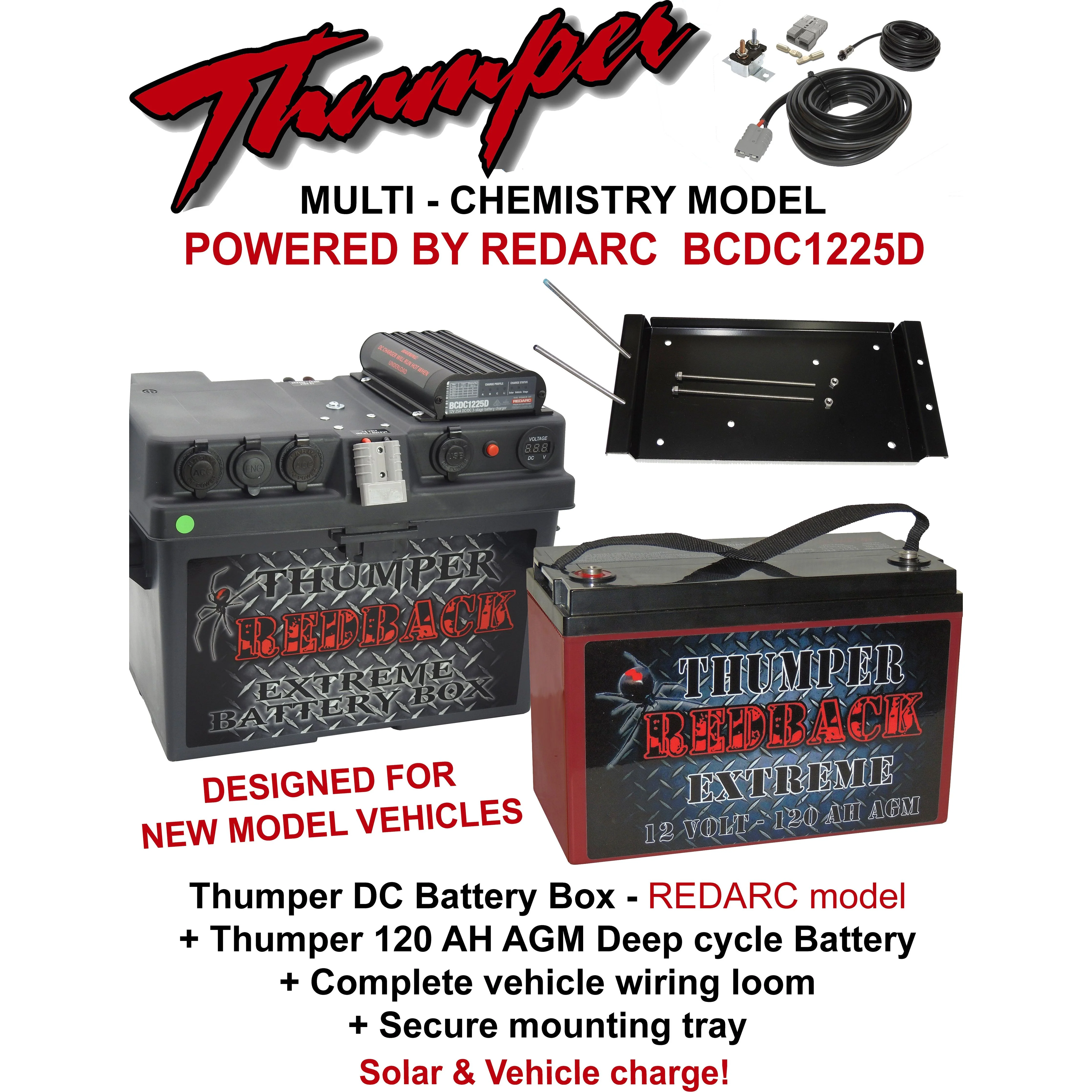 Thumper REDARC DC Battery Box 'Classic' model | Multi-Chemistry - Image 27