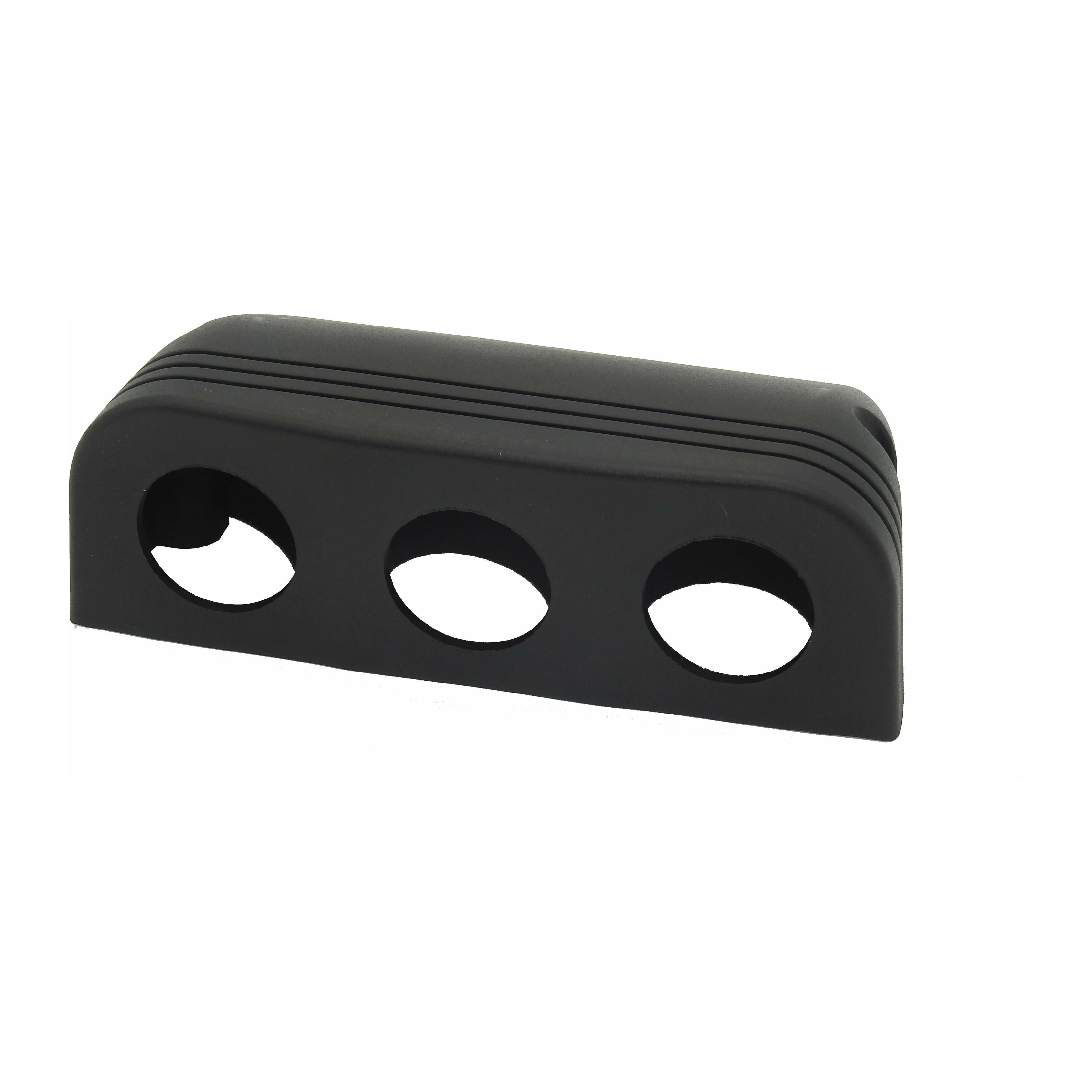 Triple Surface mount housing only | suits accessory socket | Dome Housing
