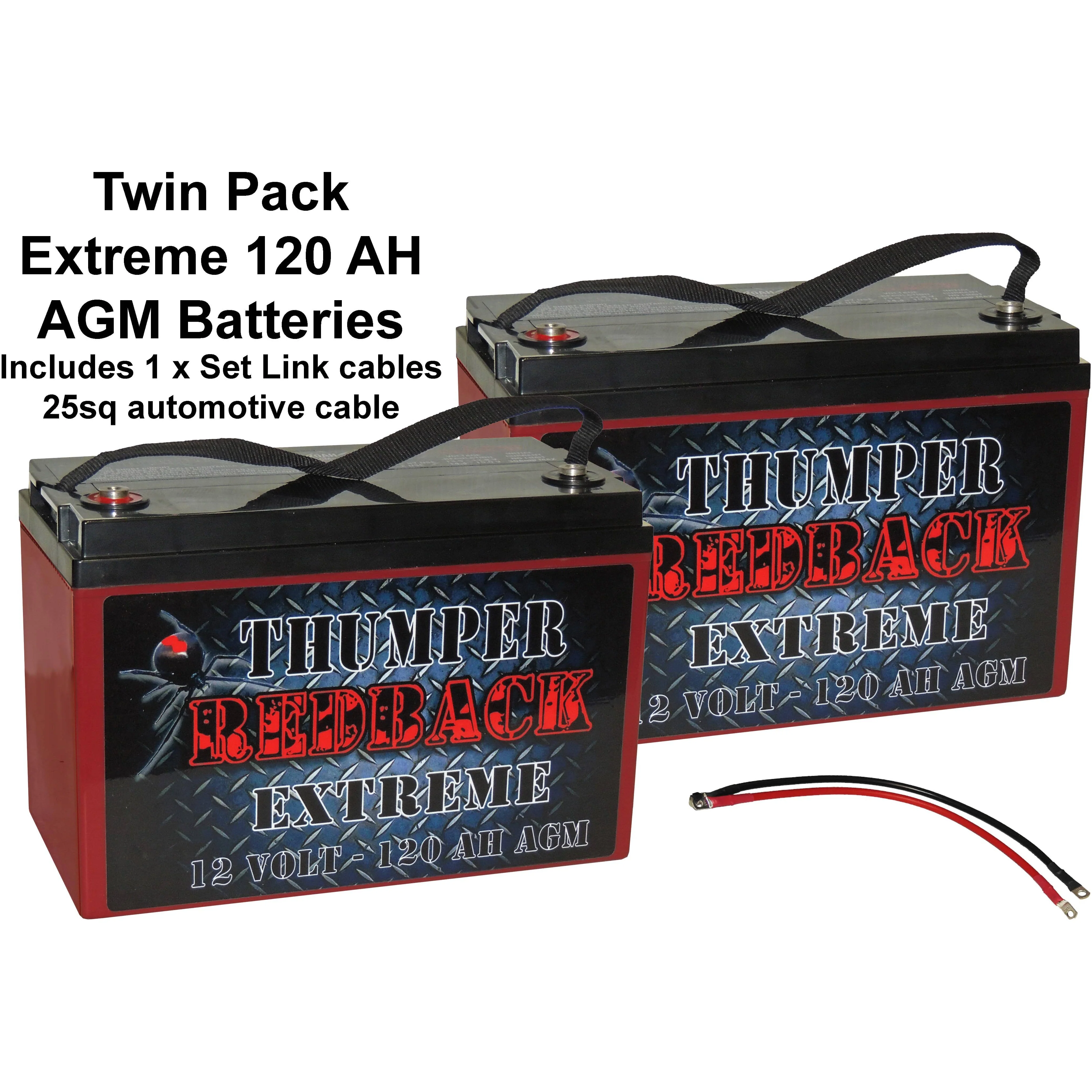 Twin Pk - Thumper Extreme 120 AH AGM Battery | Caravan / AUX battery