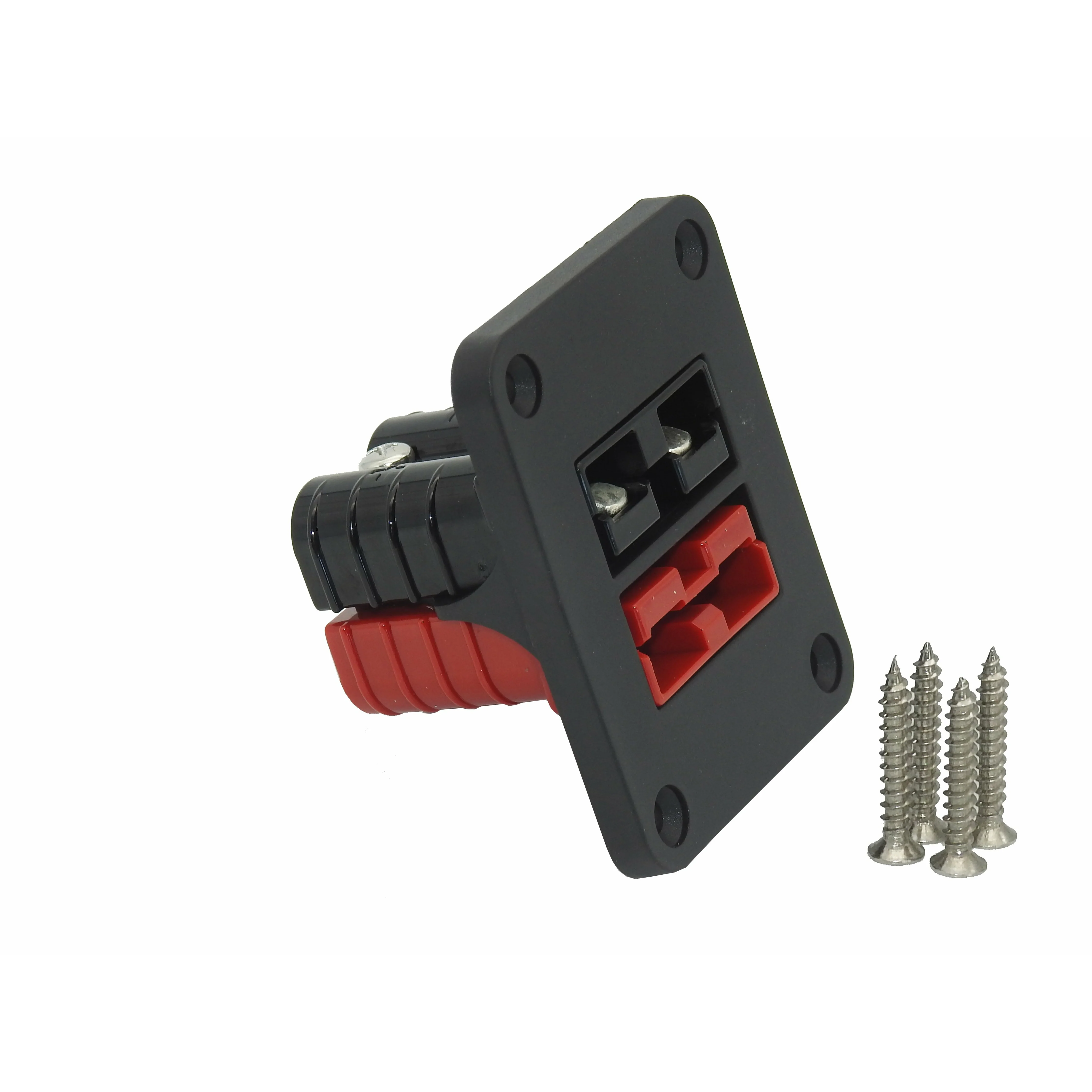 TWIN Thumper 50 Amp Anderson flush mount panel with 1 x Red 1 x Black (flush mount) (TSP-016-RB)