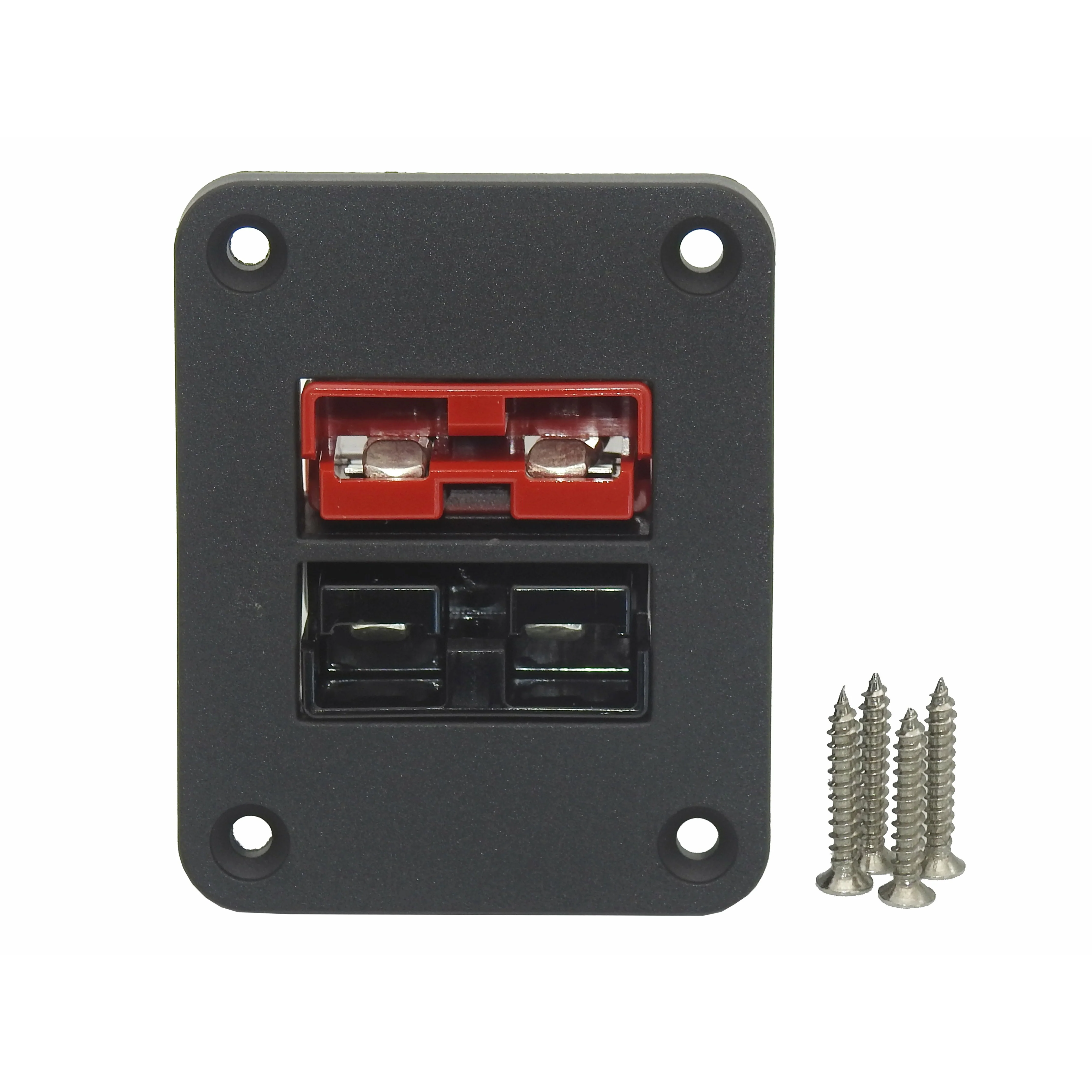 TWIN Thumper 50 Amp Anderson flush mount panel with 1 x Red 1 x Black (flush mount) (TSP-016-RB) - Image 4